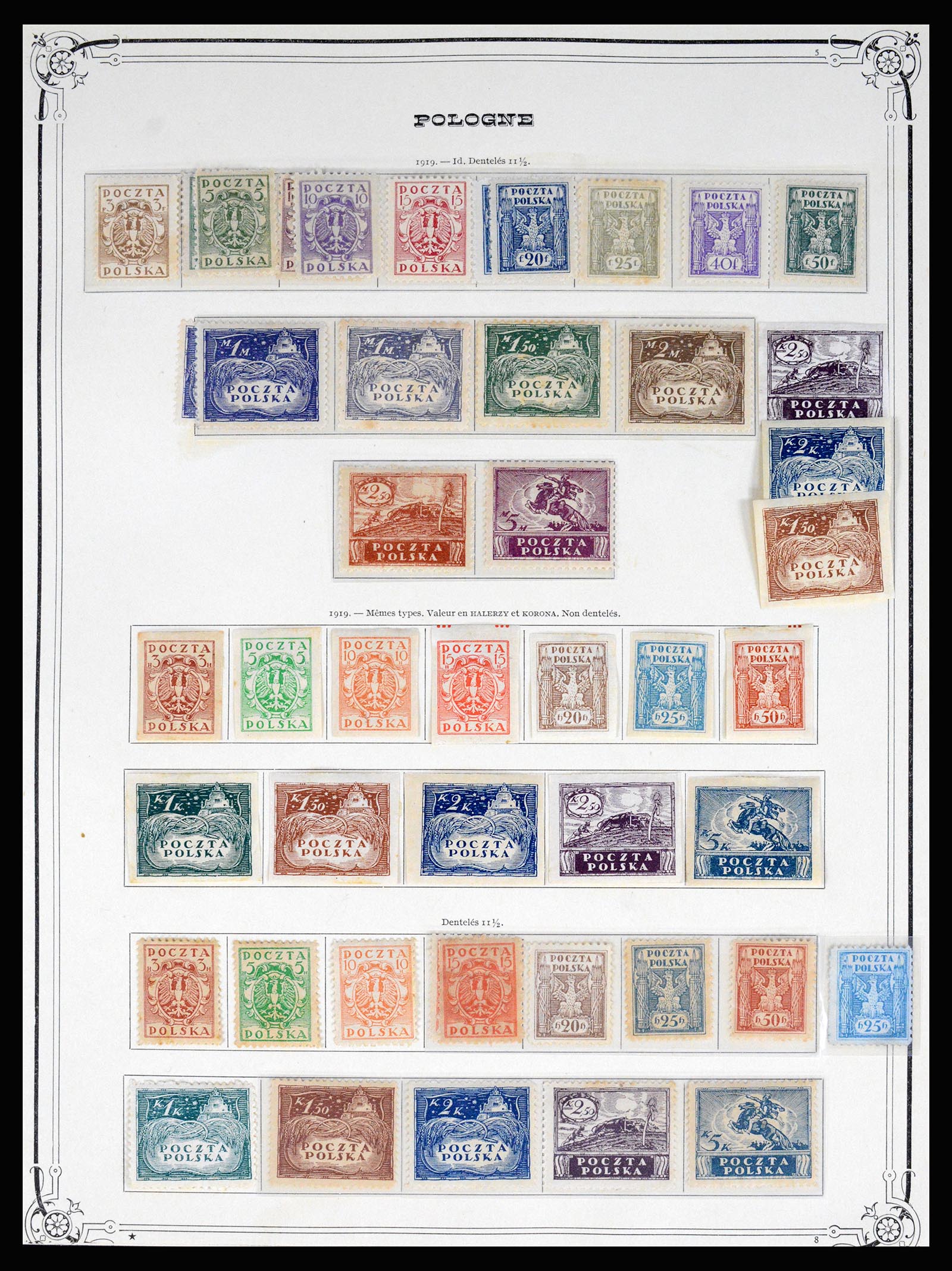 37168 005 - Postzegelverzameling 37168 Polen 1918-1988.