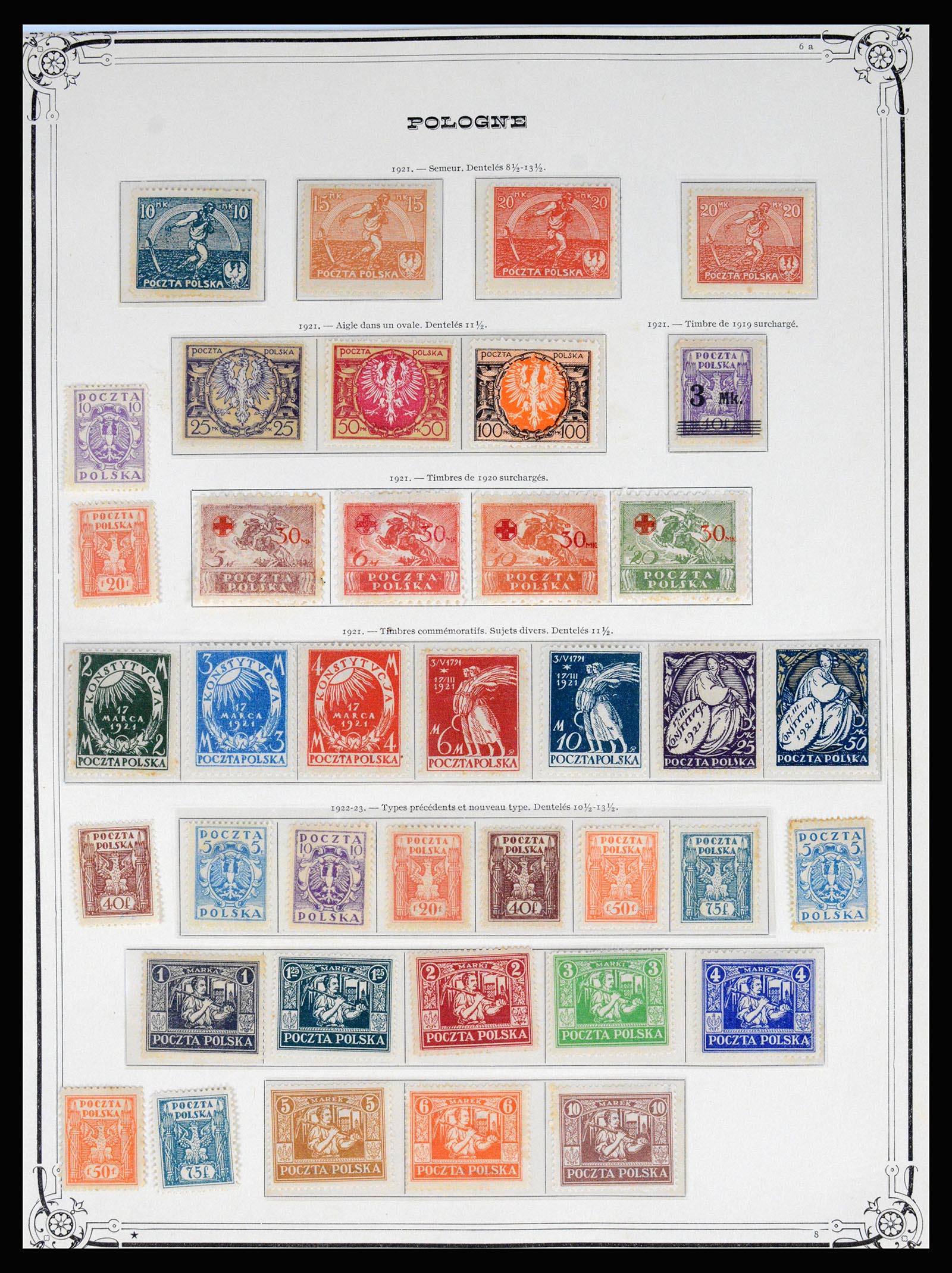 37168 007 - Postzegelverzameling 37168 Polen 1918-1988.