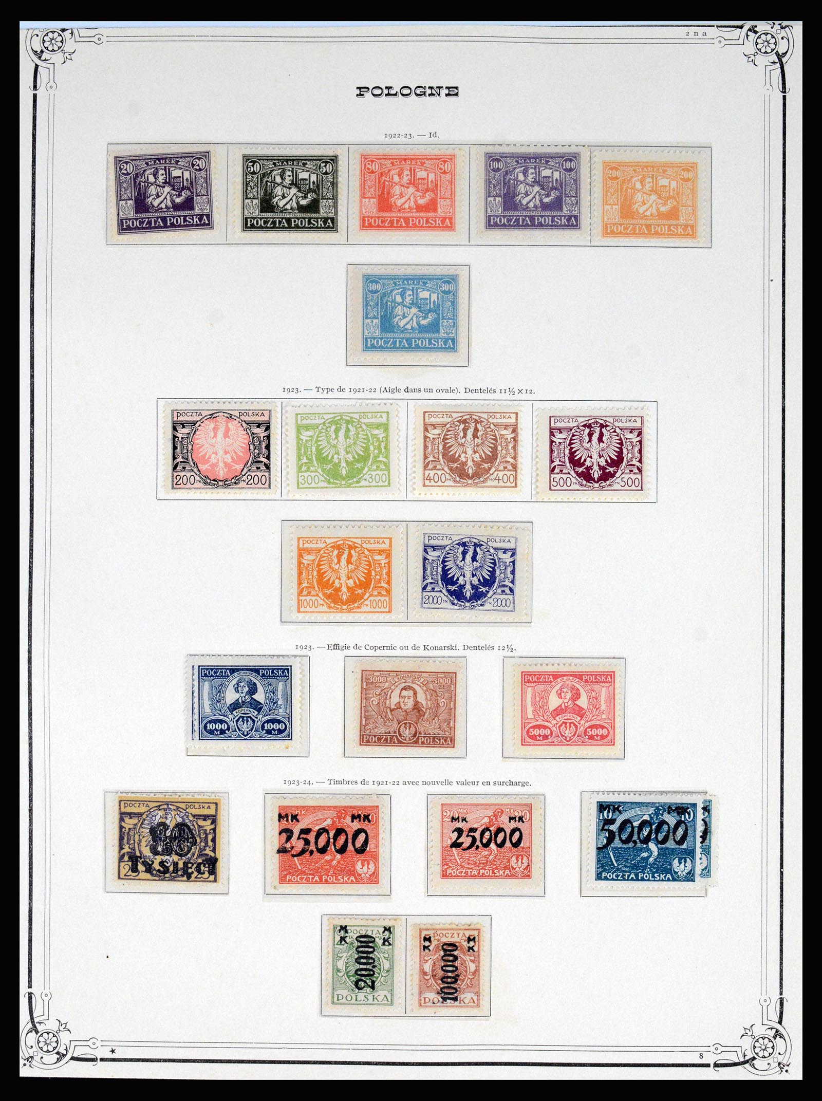 37168 008 - Postzegelverzameling 37168 Polen 1918-1988.