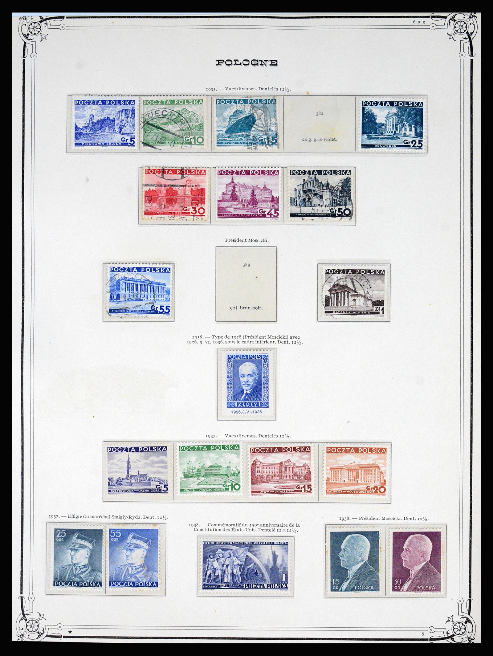 37168 014 - Postzegelverzameling 37168 Polen 1918-1988.