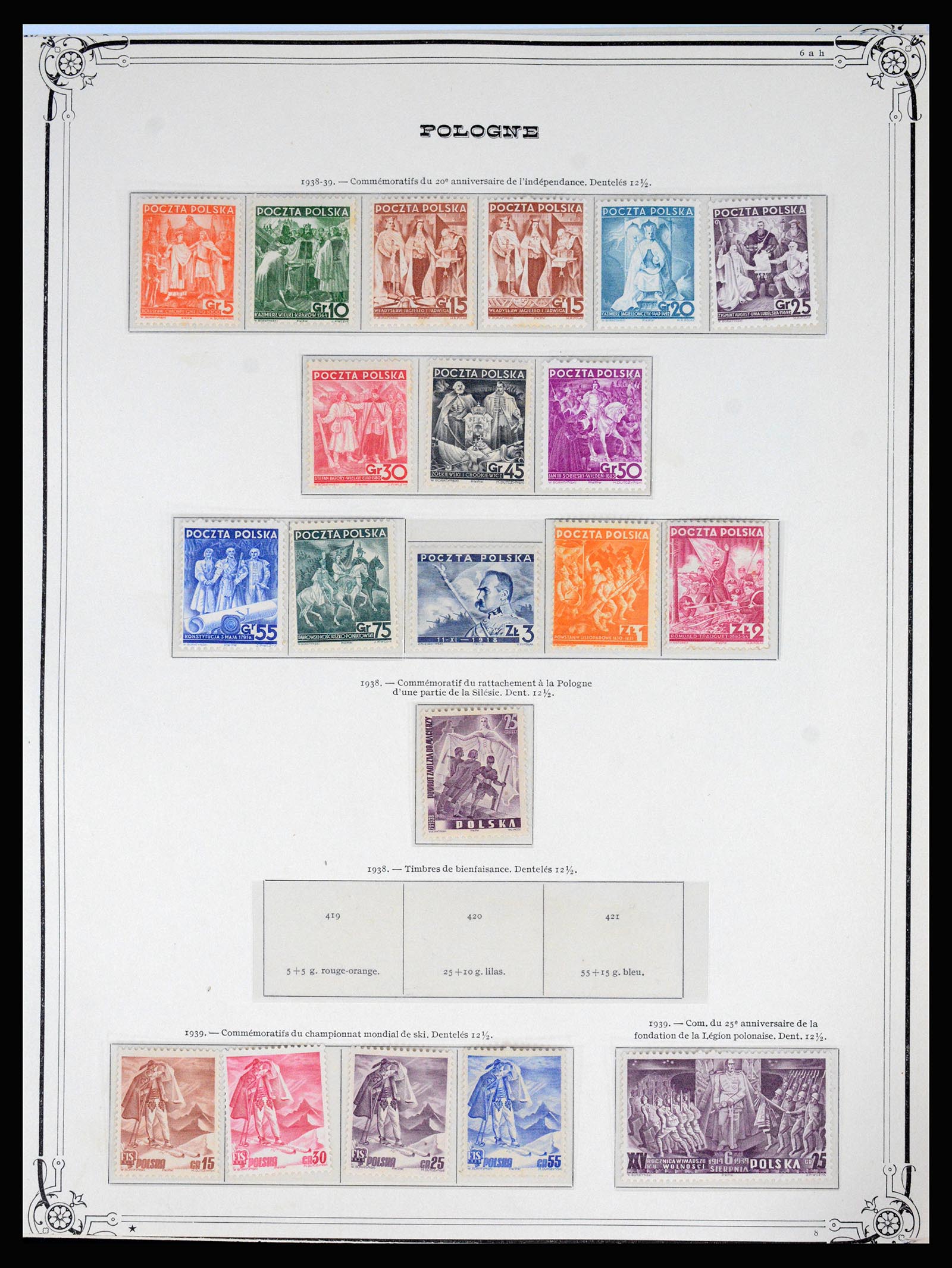 37168 015 - Postzegelverzameling 37168 Polen 1918-1988.