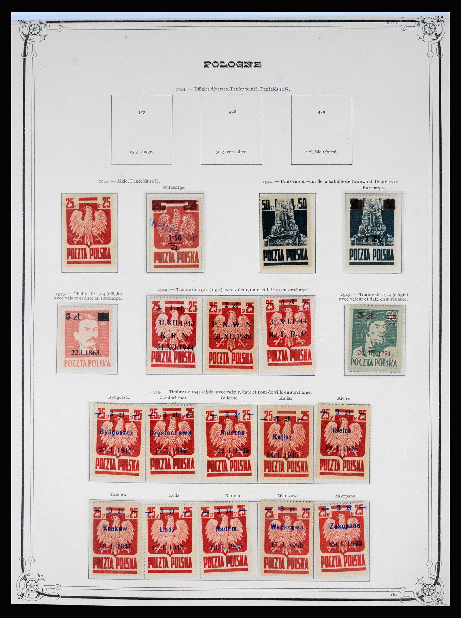 37168 016 - Postzegelverzameling 37168 Polen 1918-1988.