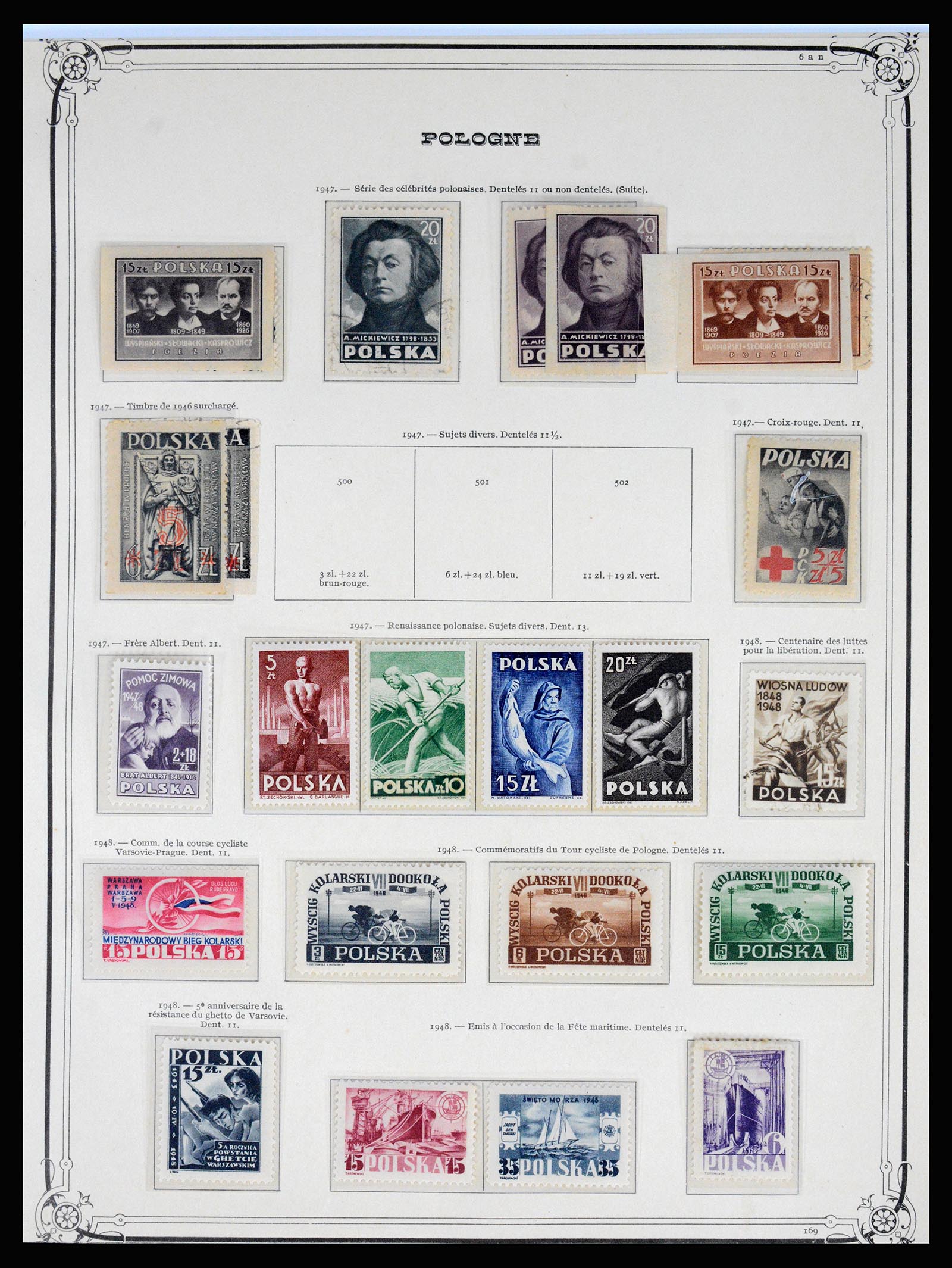 37168 020 - Postzegelverzameling 37168 Polen 1918-1988.