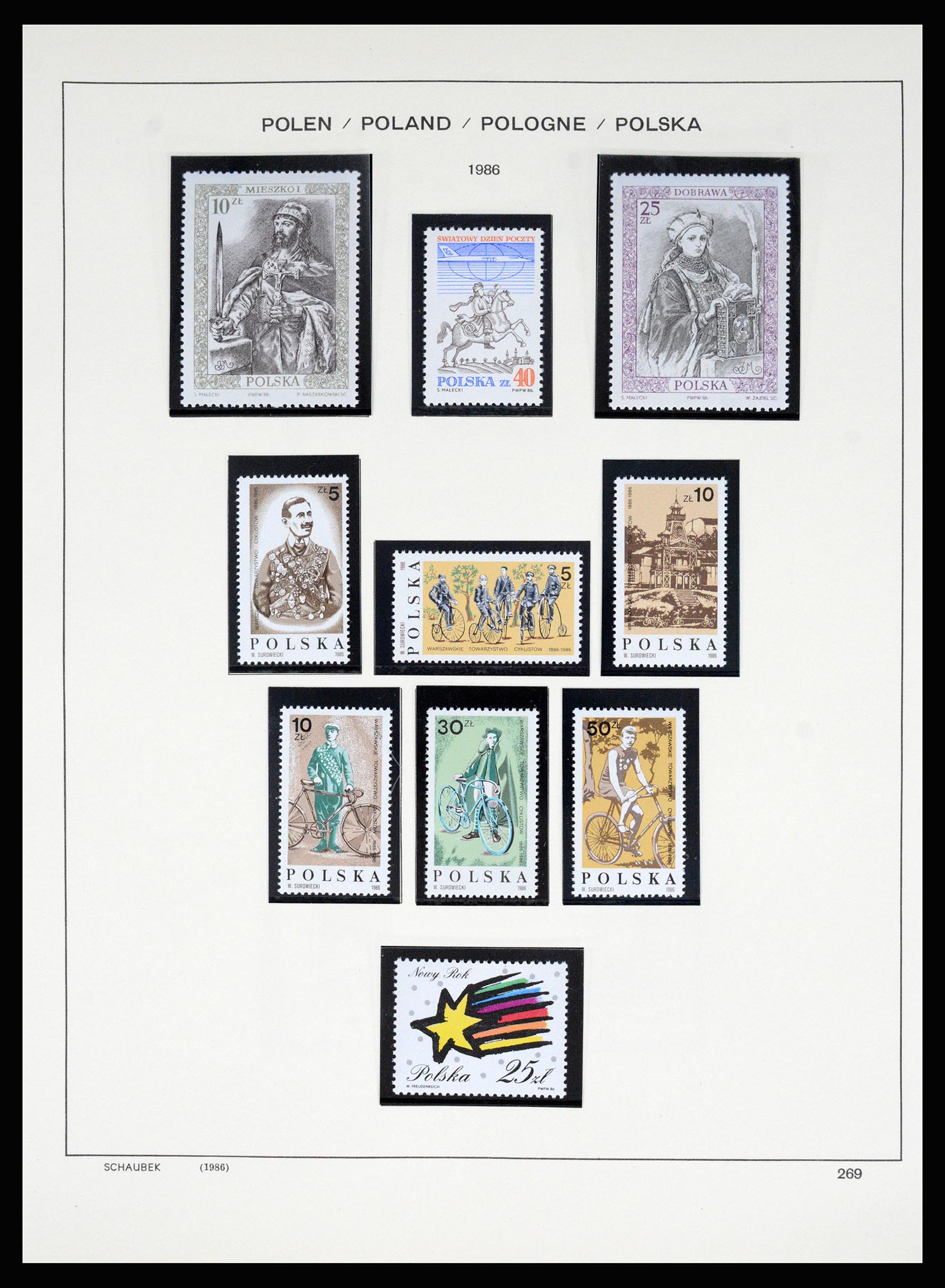 37168 341 - Postzegelverzameling 37168 Polen 1918-1988.