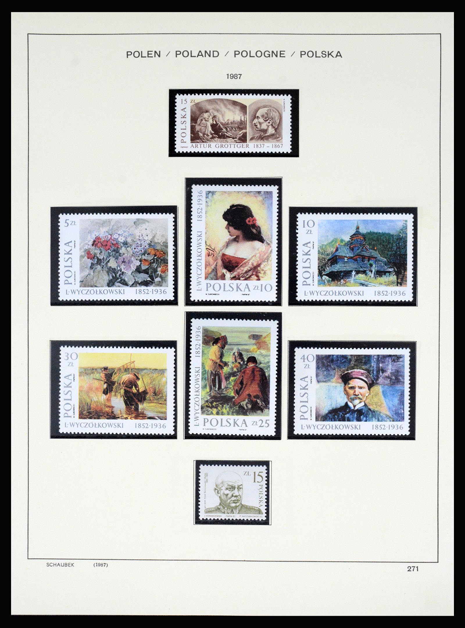 37168 345 - Postzegelverzameling 37168 Polen 1918-1988.