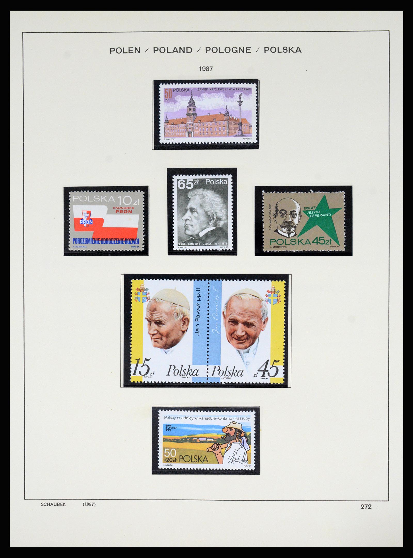 37168 346 - Postzegelverzameling 37168 Polen 1918-1988.