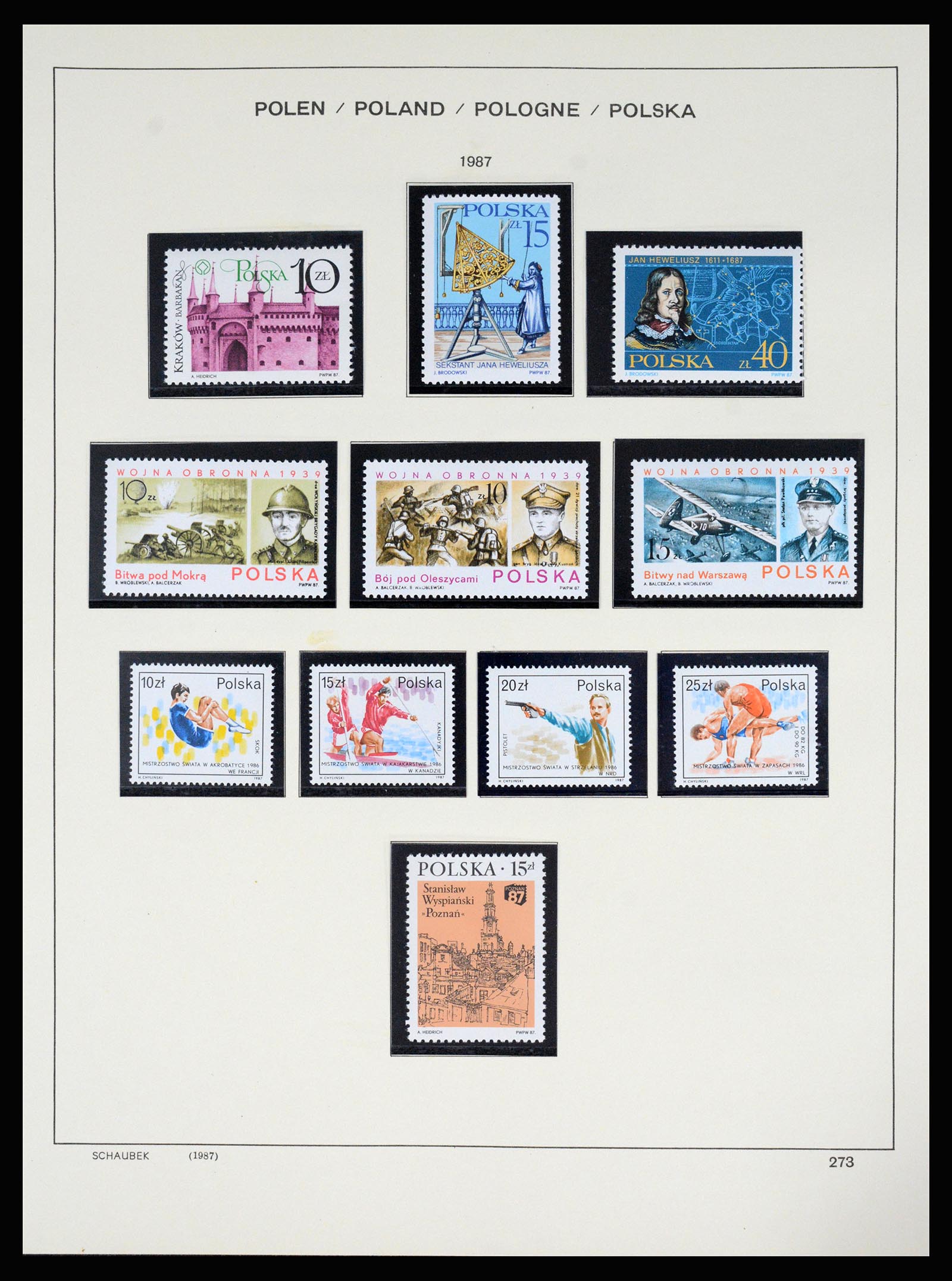 37168 347 - Postzegelverzameling 37168 Polen 1918-1988.