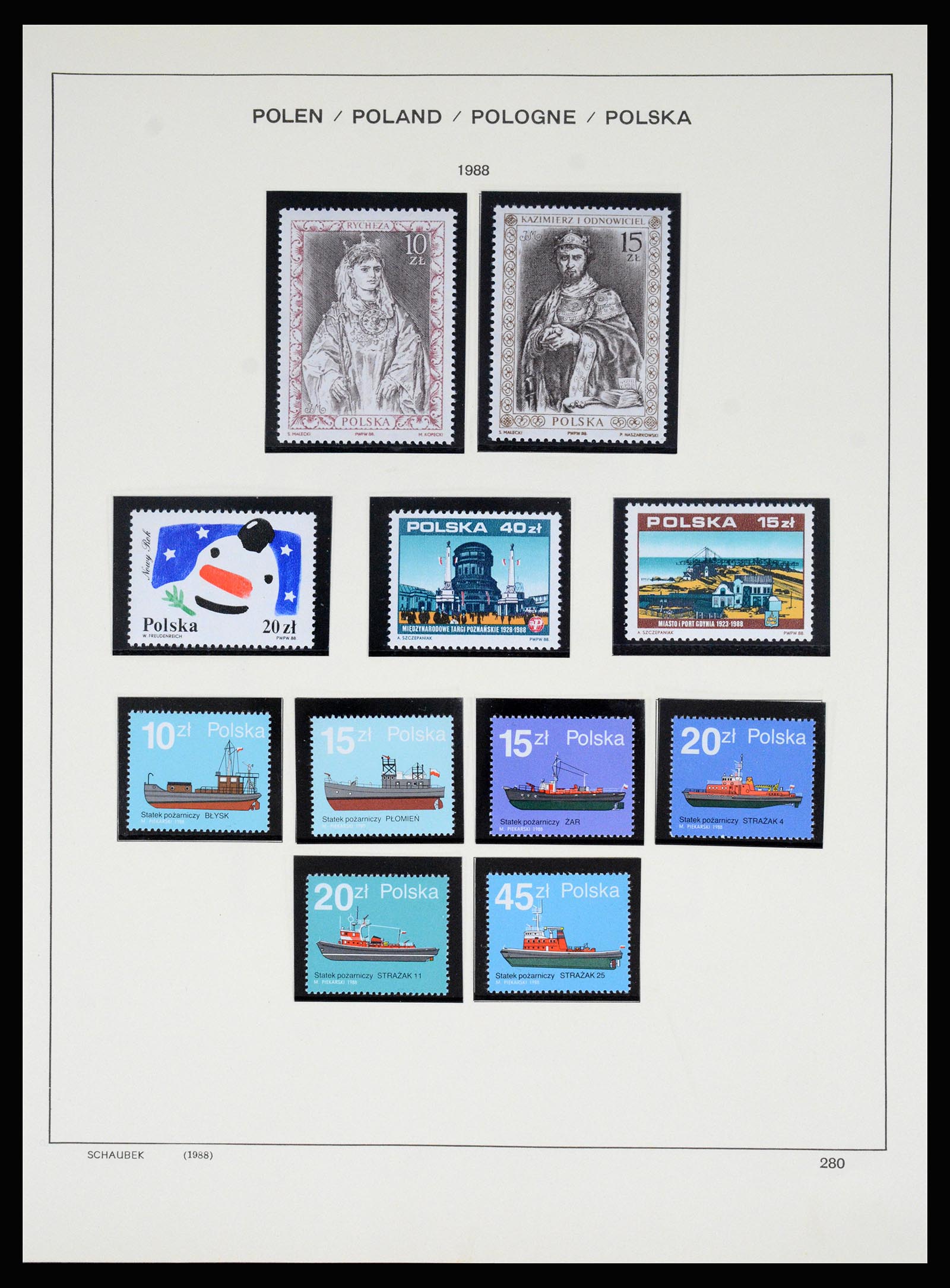 37168 356 - Postzegelverzameling 37168 Polen 1918-1988.