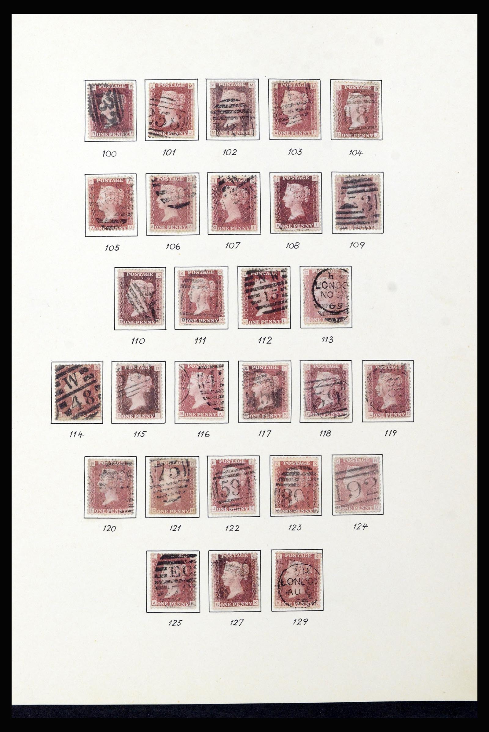 37169 003 - Postzegelverzameling 37169 Engeland 1840-1948.