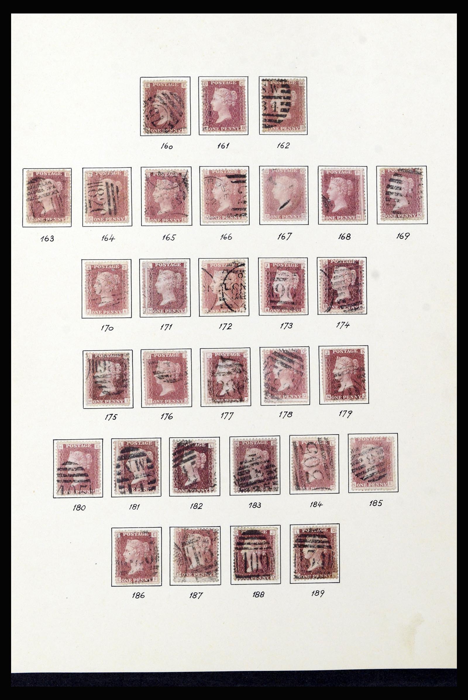 37169 005 - Postzegelverzameling 37169 Engeland 1840-1948.