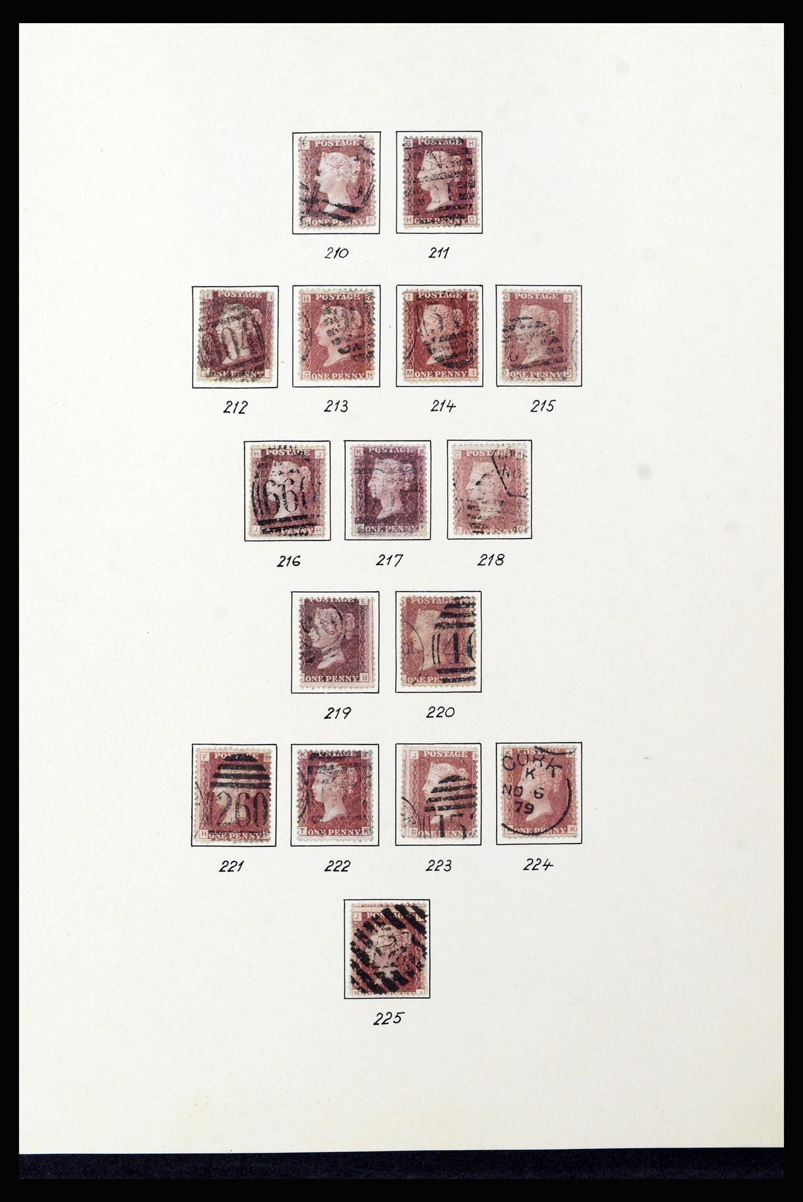 37169 007 - Postzegelverzameling 37169 Engeland 1840-1948.
