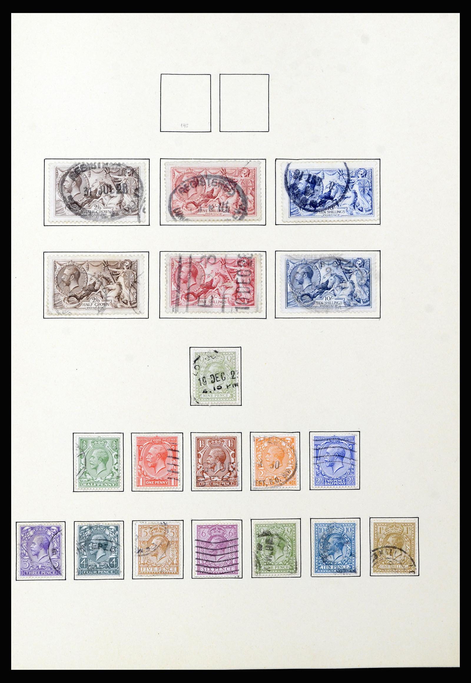 37169 019 - Postzegelverzameling 37169 Engeland 1840-1948.