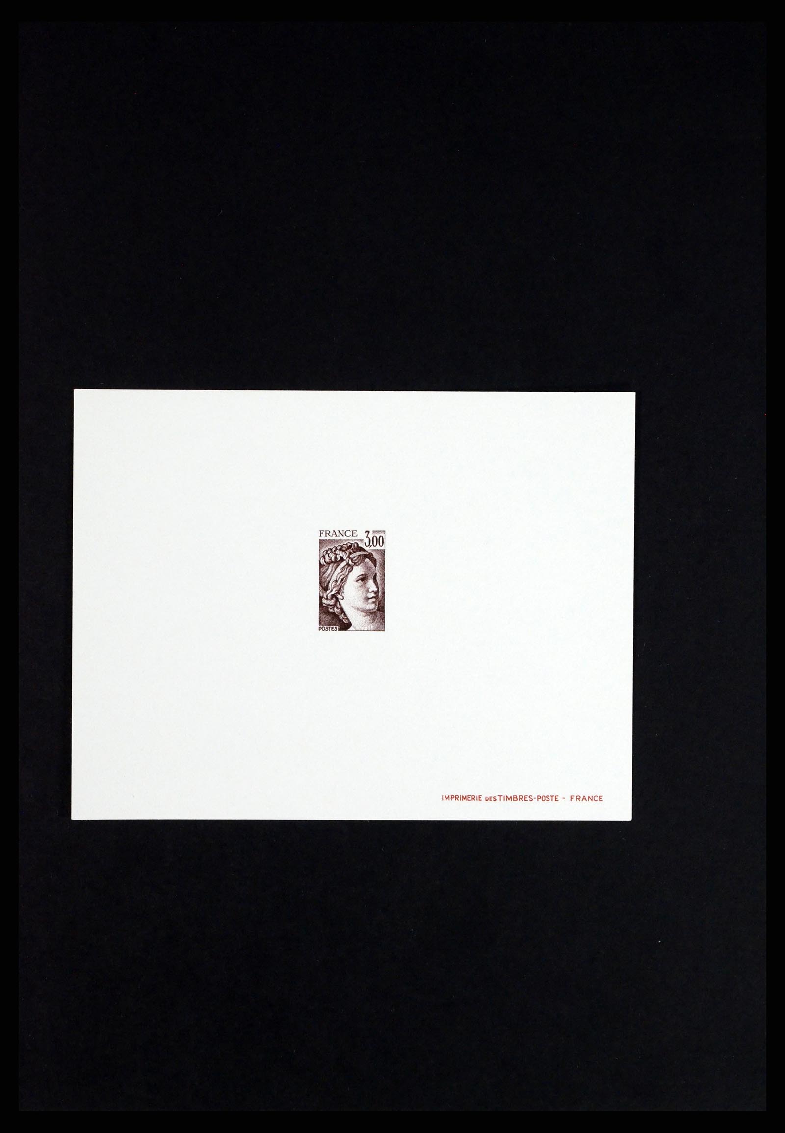 37170 009 - Postzegelverzameling 37170 Frankrijk epreuves de luxe 1951-1987.