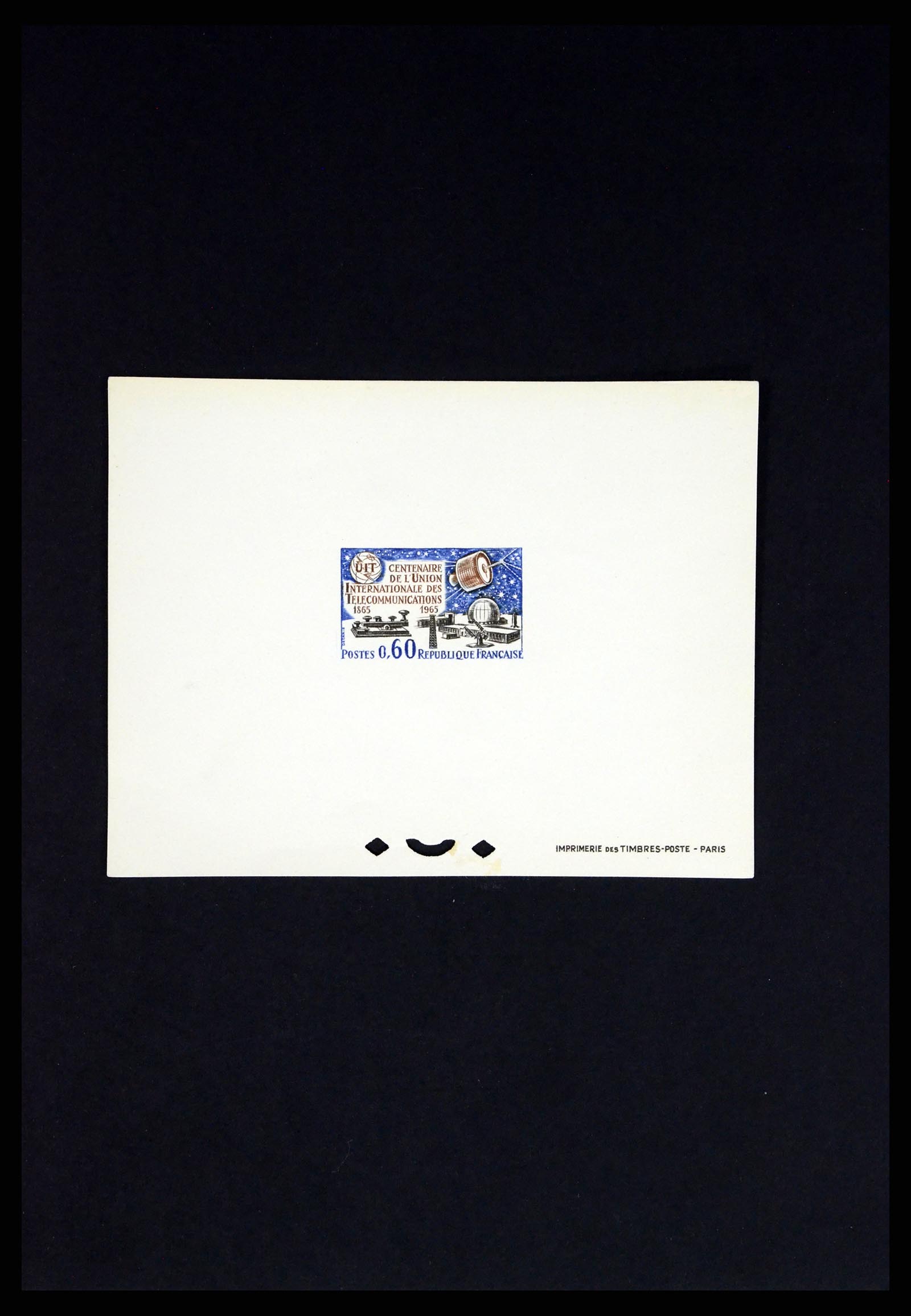 37170 014 - Postzegelverzameling 37170 Frankrijk epreuves de luxe 1951-1987.
