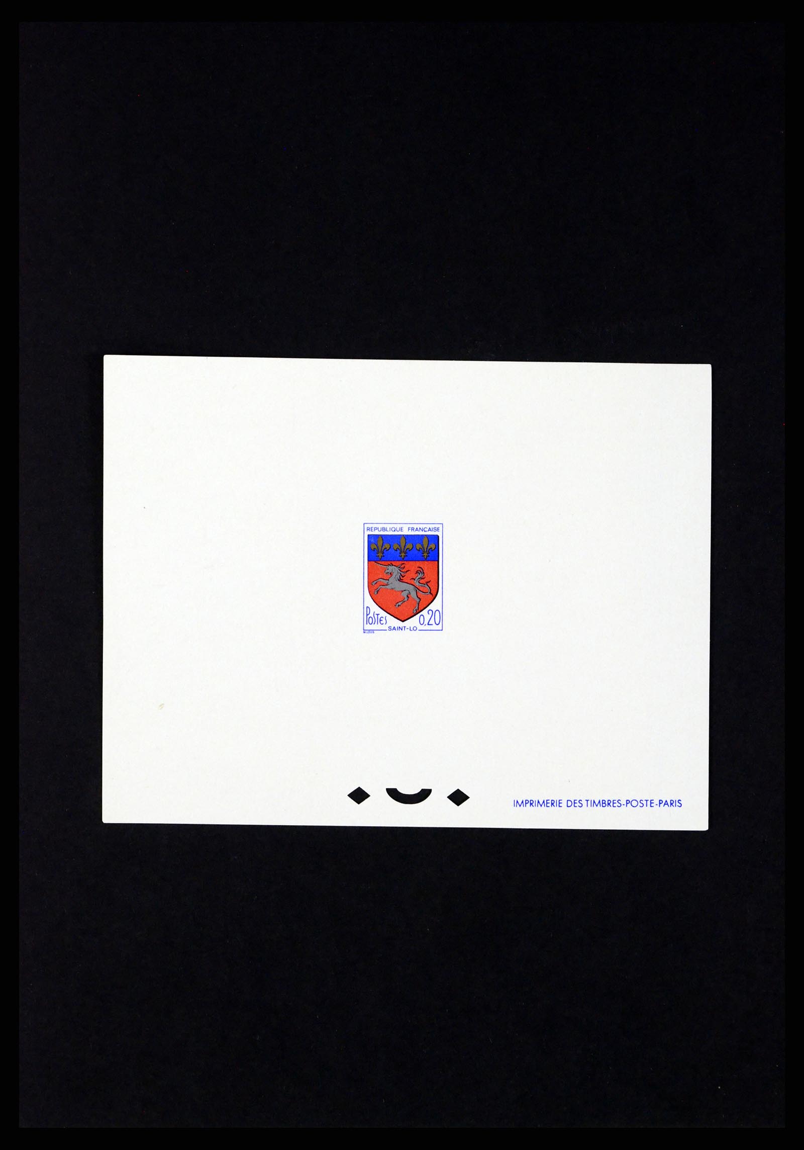 37170 019 - Postzegelverzameling 37170 Frankrijk epreuves de luxe 1951-1987.
