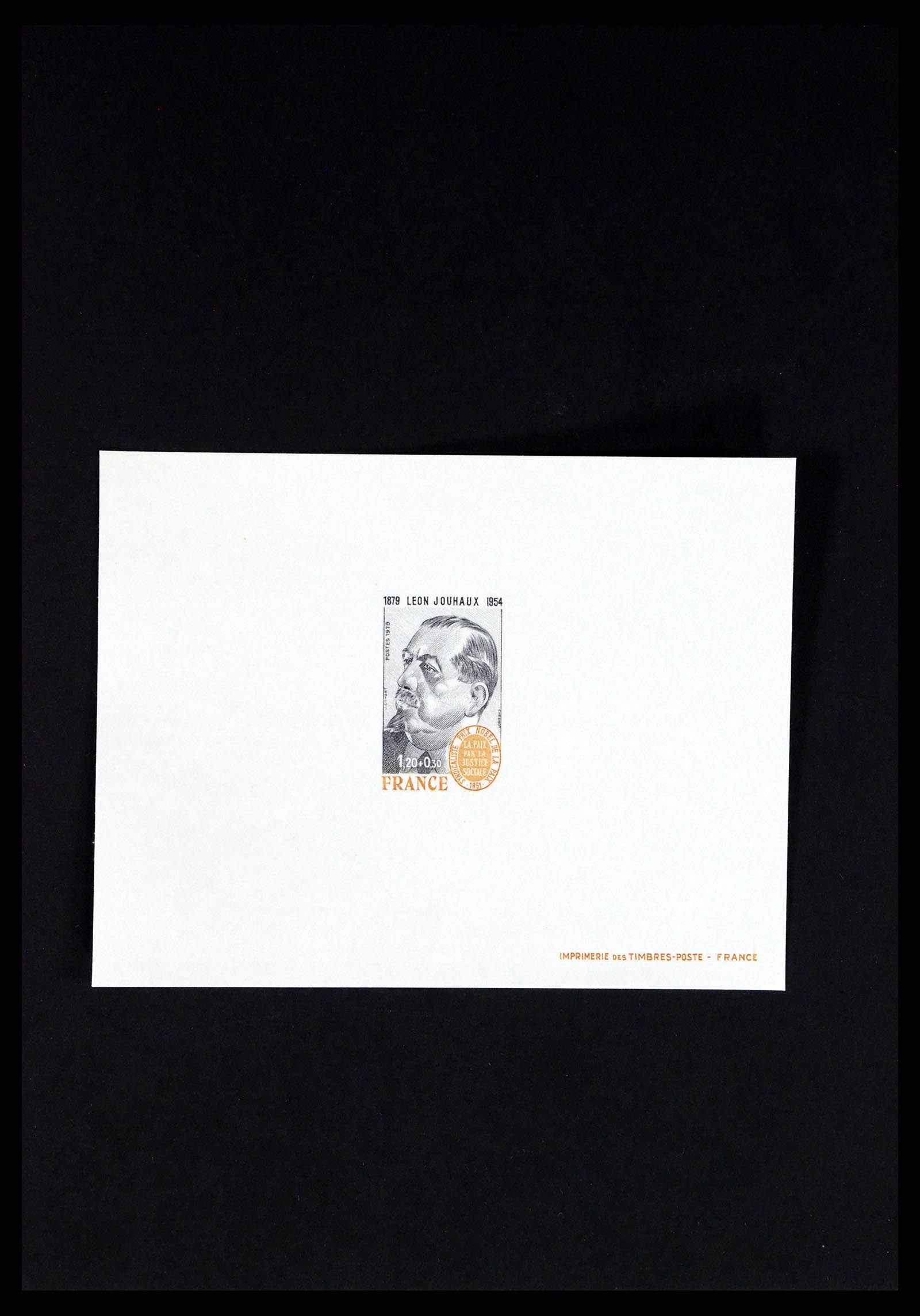 37170 022 - Postzegelverzameling 37170 Frankrijk epreuves de luxe 1951-1987.