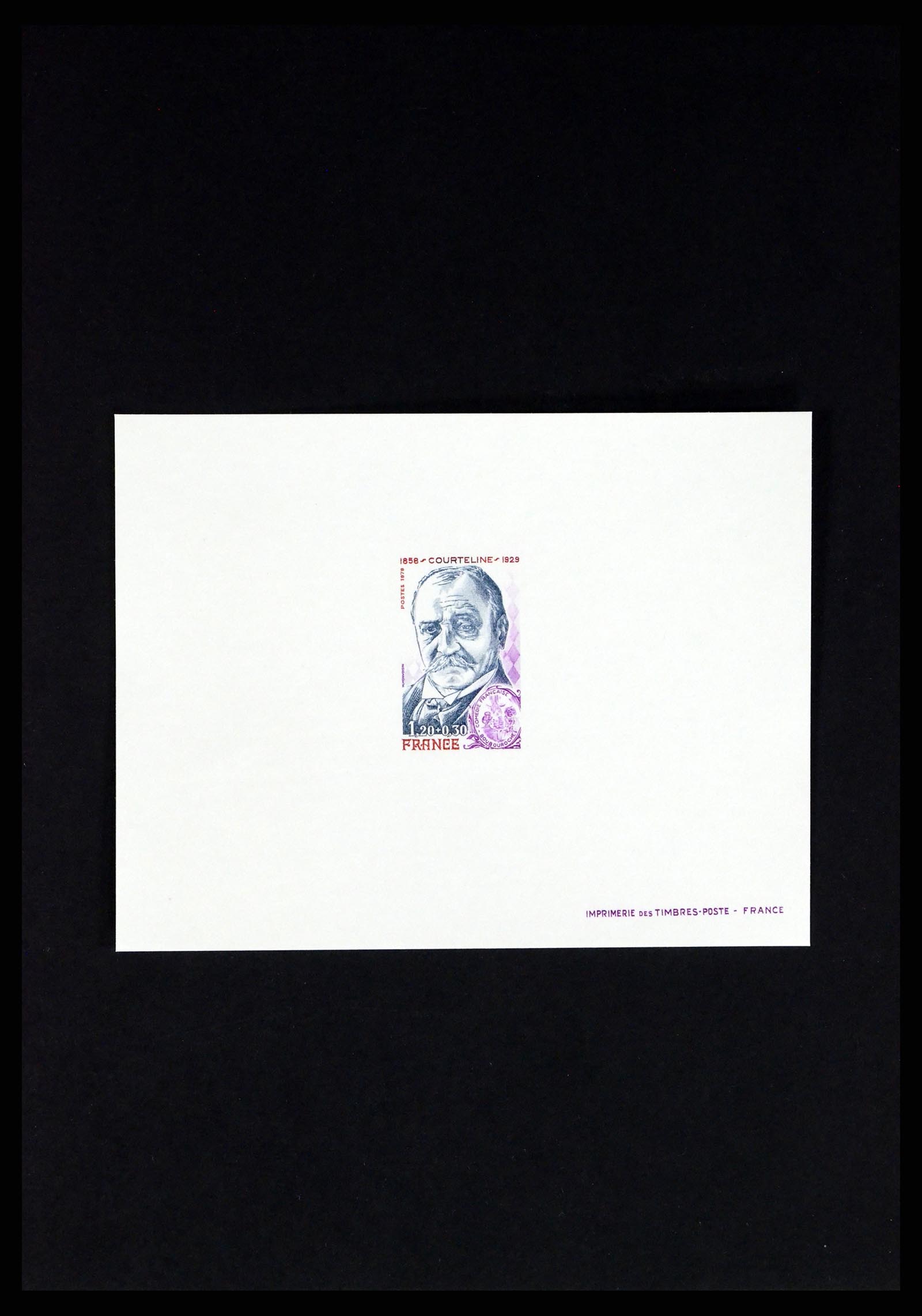 37170 024 - Postzegelverzameling 37170 Frankrijk epreuves de luxe 1951-1987.