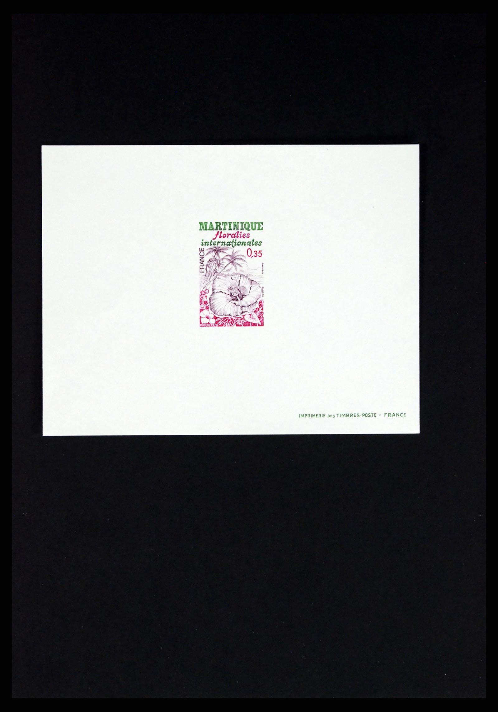 37170 028 - Postzegelverzameling 37170 Frankrijk epreuves de luxe 1951-1987.