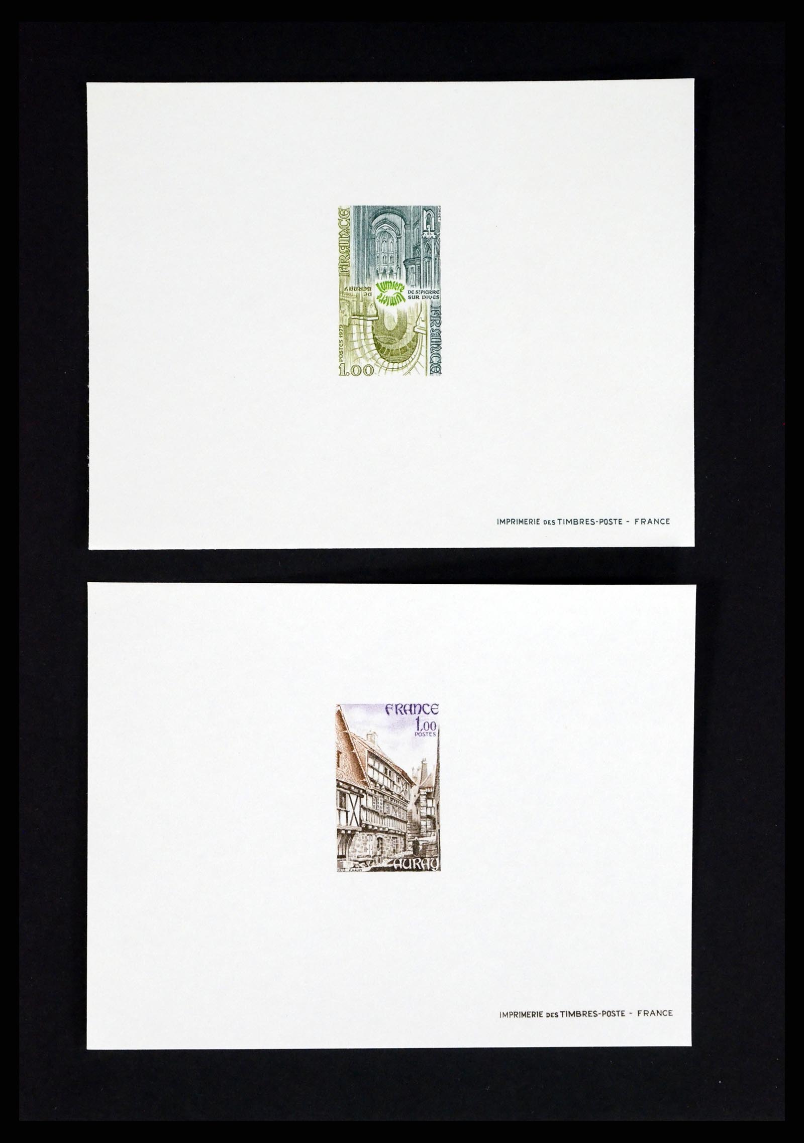 37170 033 - Postzegelverzameling 37170 Frankrijk epreuves de luxe 1951-1987.