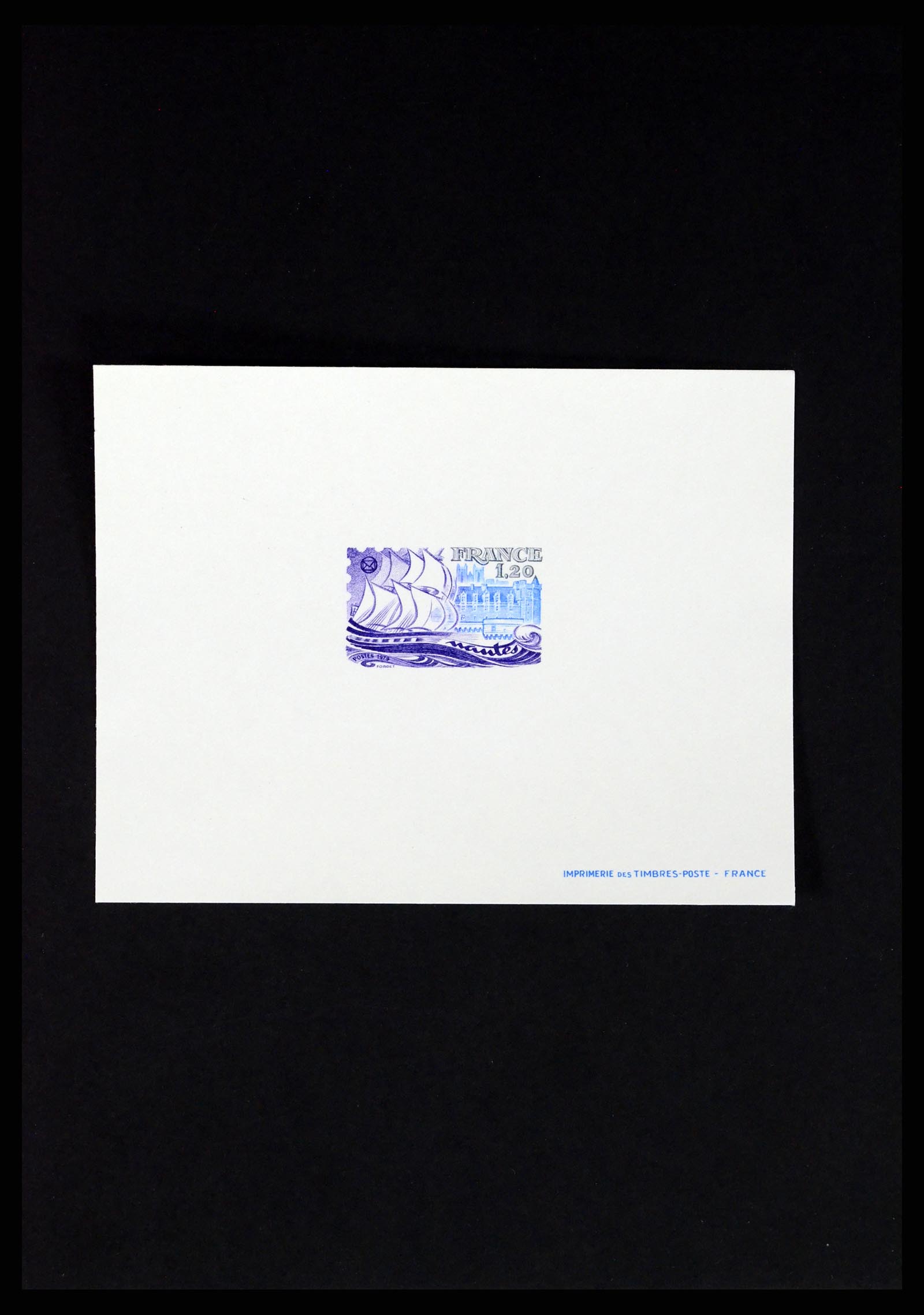 37170 038 - Postzegelverzameling 37170 Frankrijk epreuves de luxe 1951-1987.