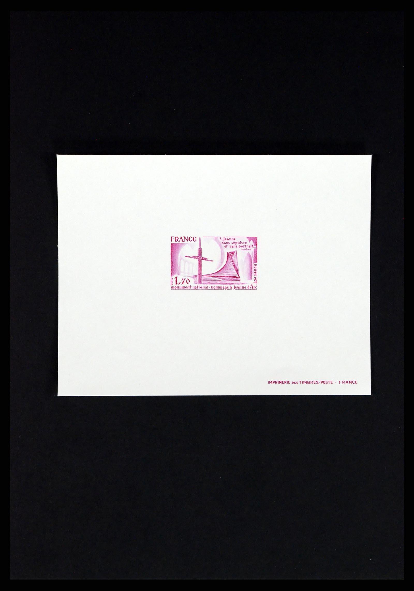 37170 041 - Postzegelverzameling 37170 Frankrijk epreuves de luxe 1951-1987.
