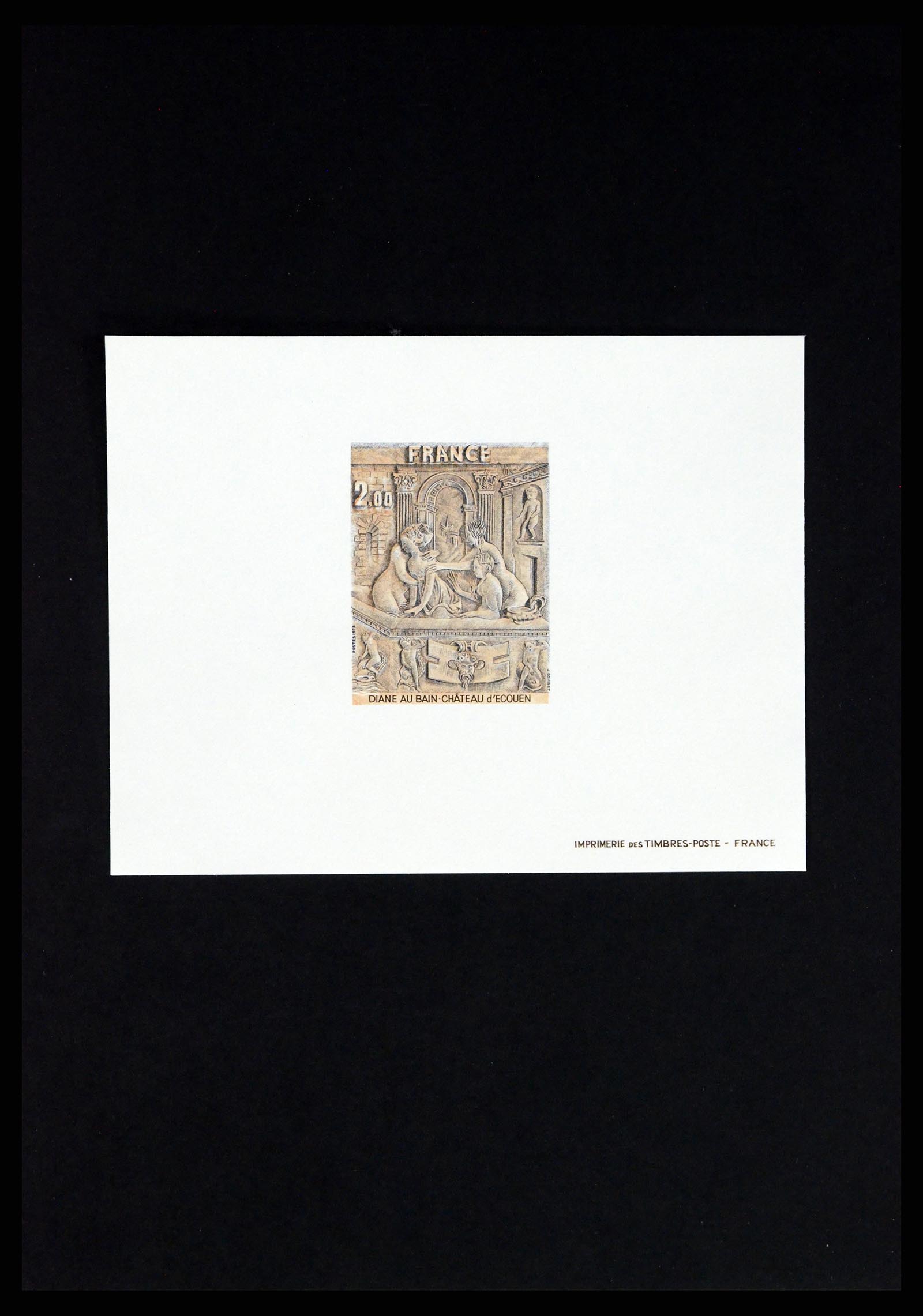 37170 043 - Postzegelverzameling 37170 Frankrijk epreuves de luxe 1951-1987.