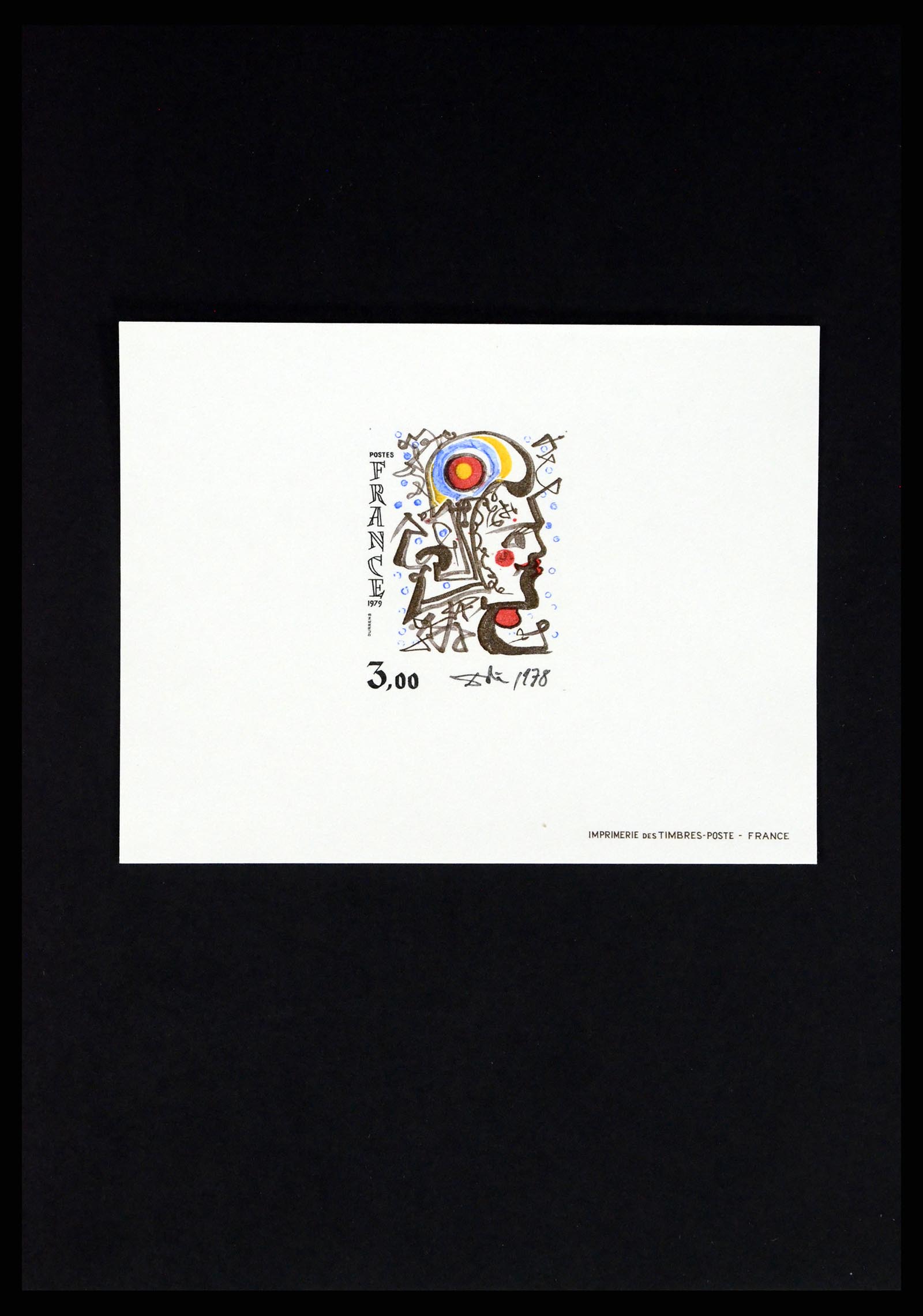 37170 052 - Postzegelverzameling 37170 Frankrijk epreuves de luxe 1951-1987.