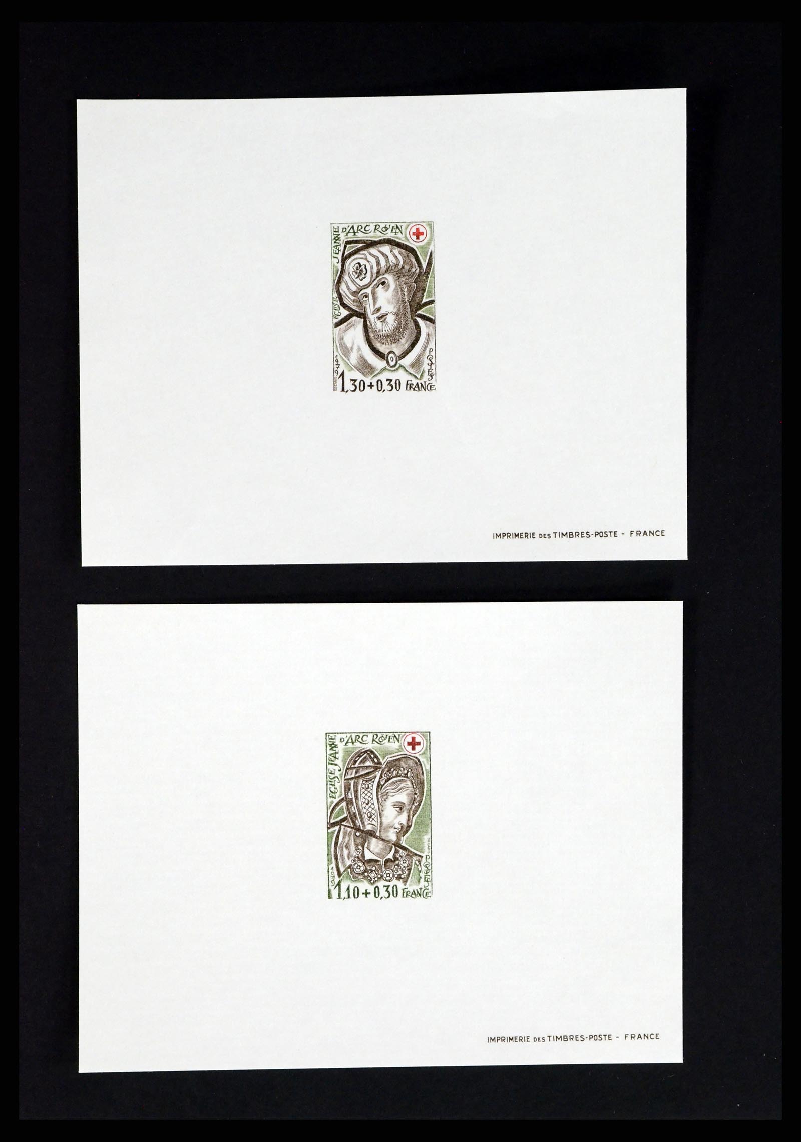 37170 055 - Postzegelverzameling 37170 Frankrijk epreuves de luxe 1951-1987.