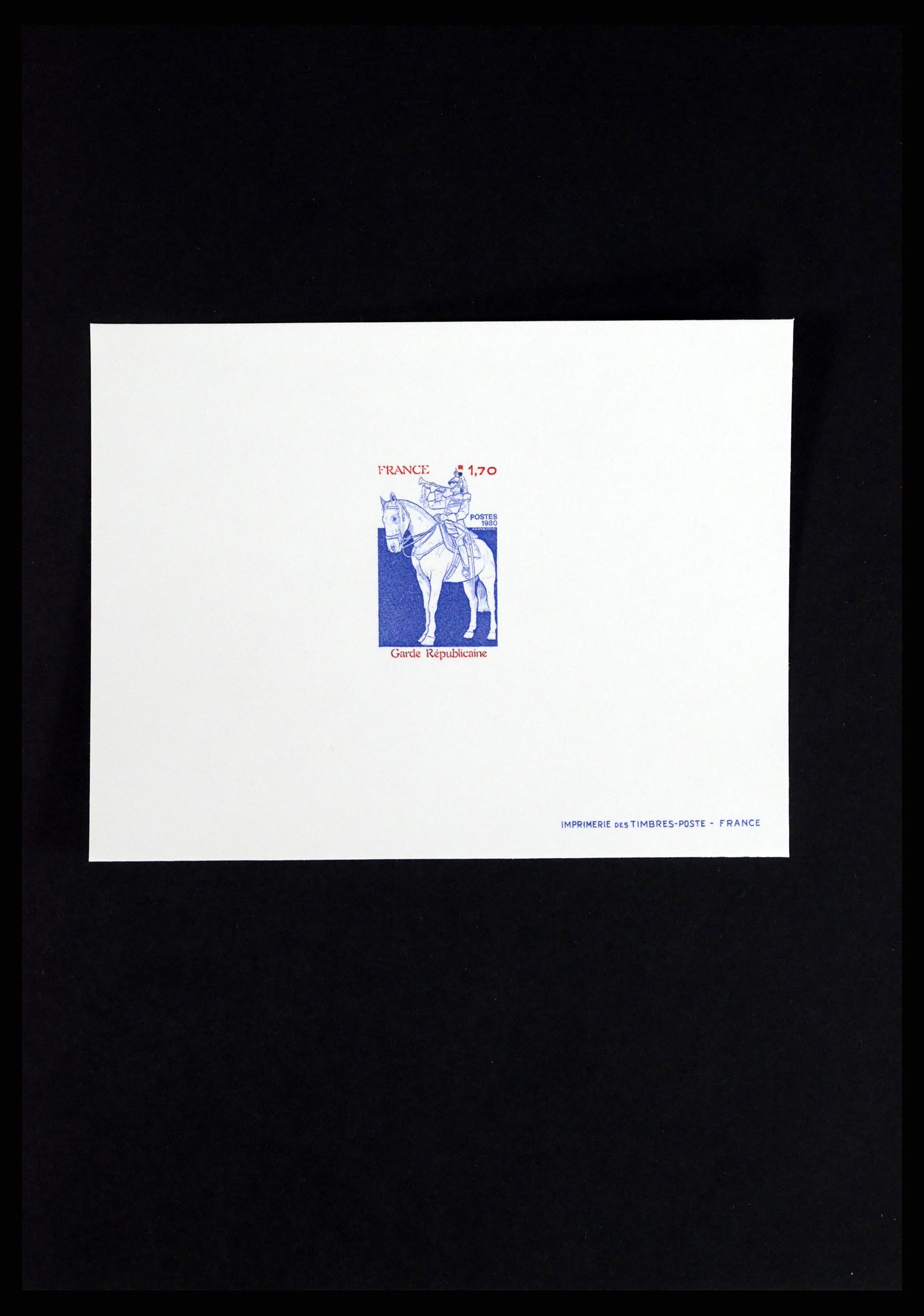 37170 058 - Postzegelverzameling 37170 Frankrijk epreuves de luxe 1951-1987.