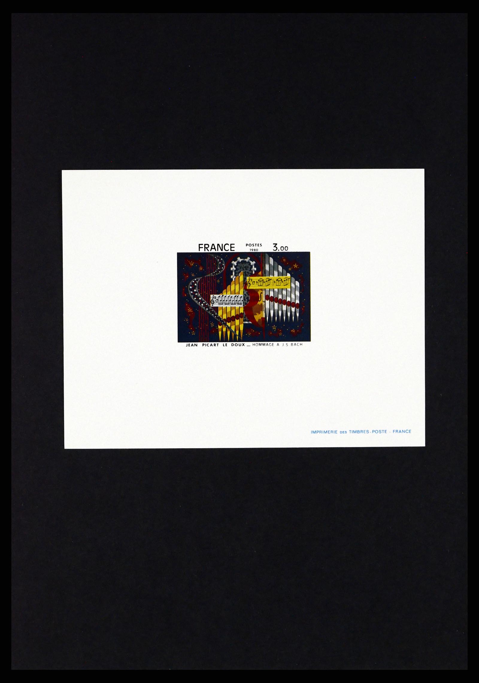 37170 066 - Postzegelverzameling 37170 Frankrijk epreuves de luxe 1951-1987.