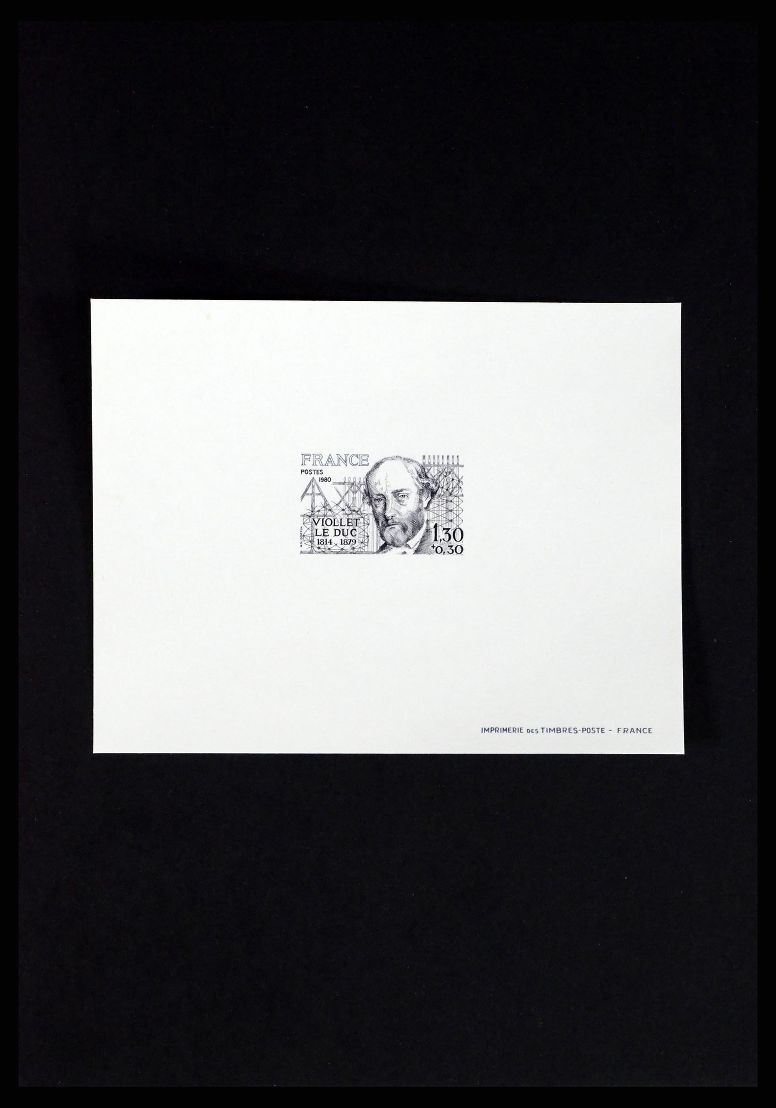 37170 075 - Postzegelverzameling 37170 Frankrijk epreuves de luxe 1951-1987.