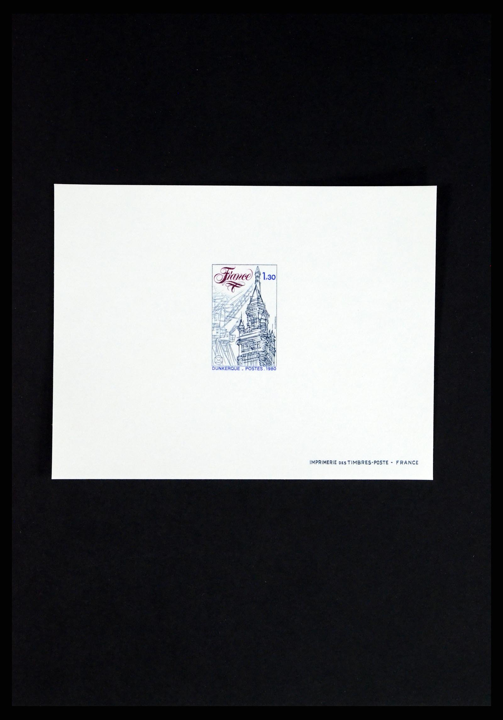37170 082 - Postzegelverzameling 37170 Frankrijk epreuves de luxe 1951-1987.