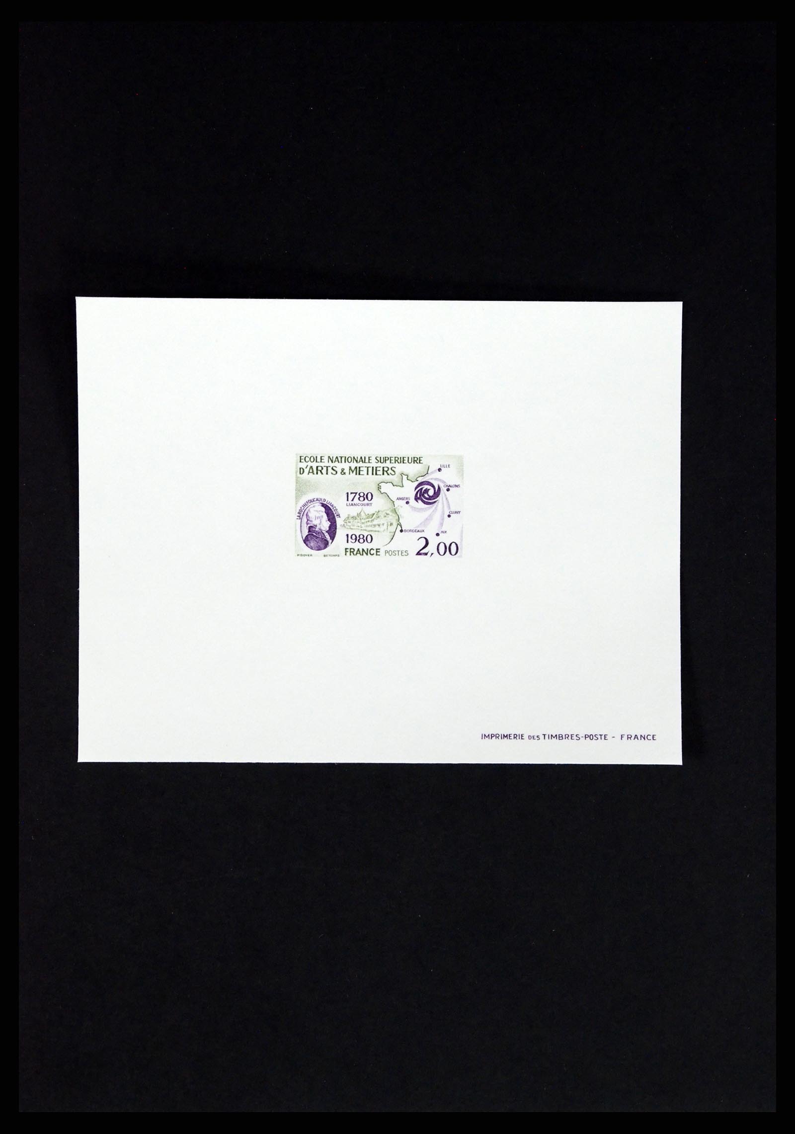 37170 083 - Postzegelverzameling 37170 Frankrijk epreuves de luxe 1951-1987.