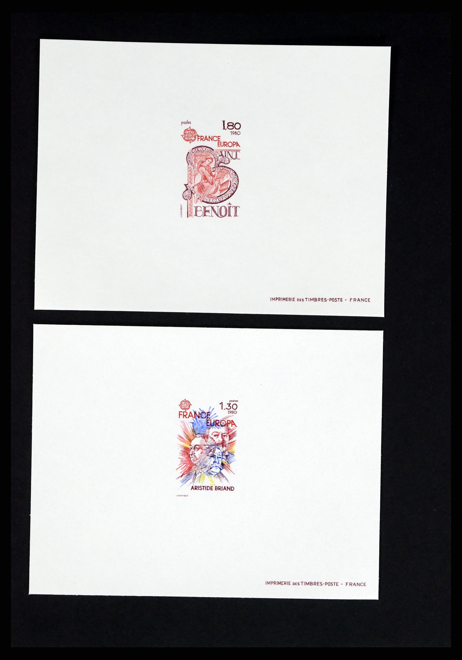 37170 084 - Postzegelverzameling 37170 Frankrijk epreuves de luxe 1951-1987.
