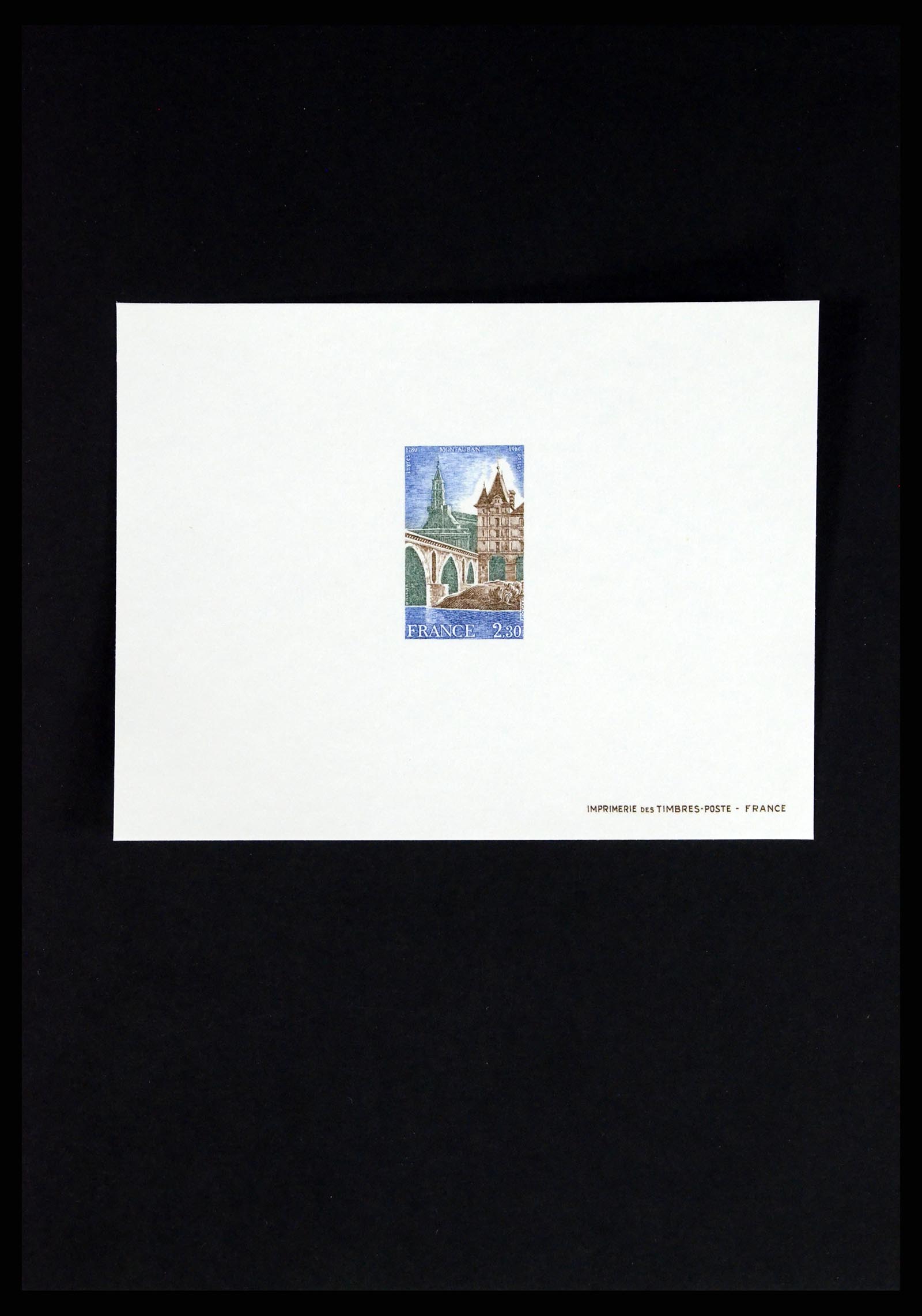 37170 086 - Postzegelverzameling 37170 Frankrijk epreuves de luxe 1951-1987.