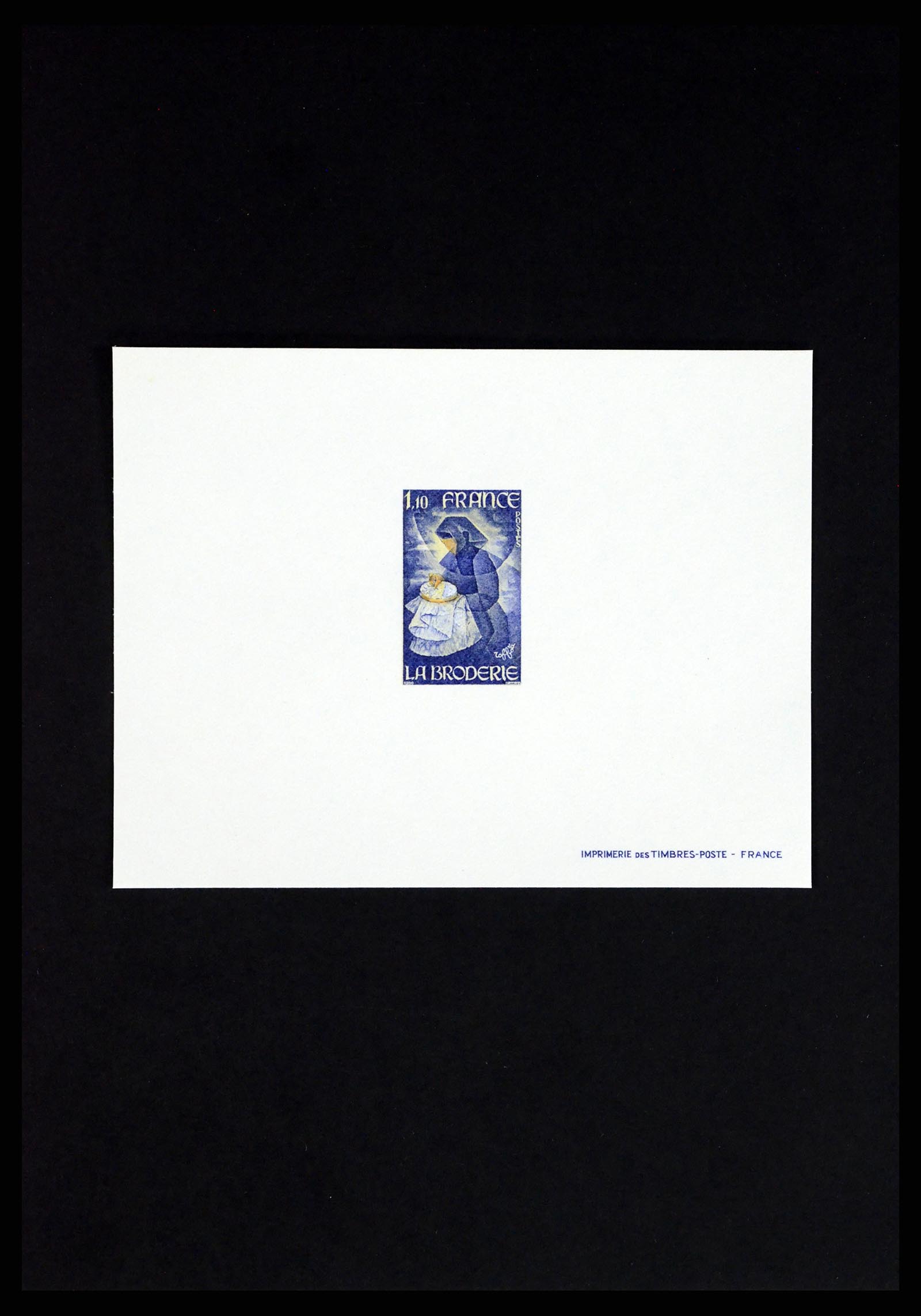 37170 090 - Postzegelverzameling 37170 Frankrijk epreuves de luxe 1951-1987.