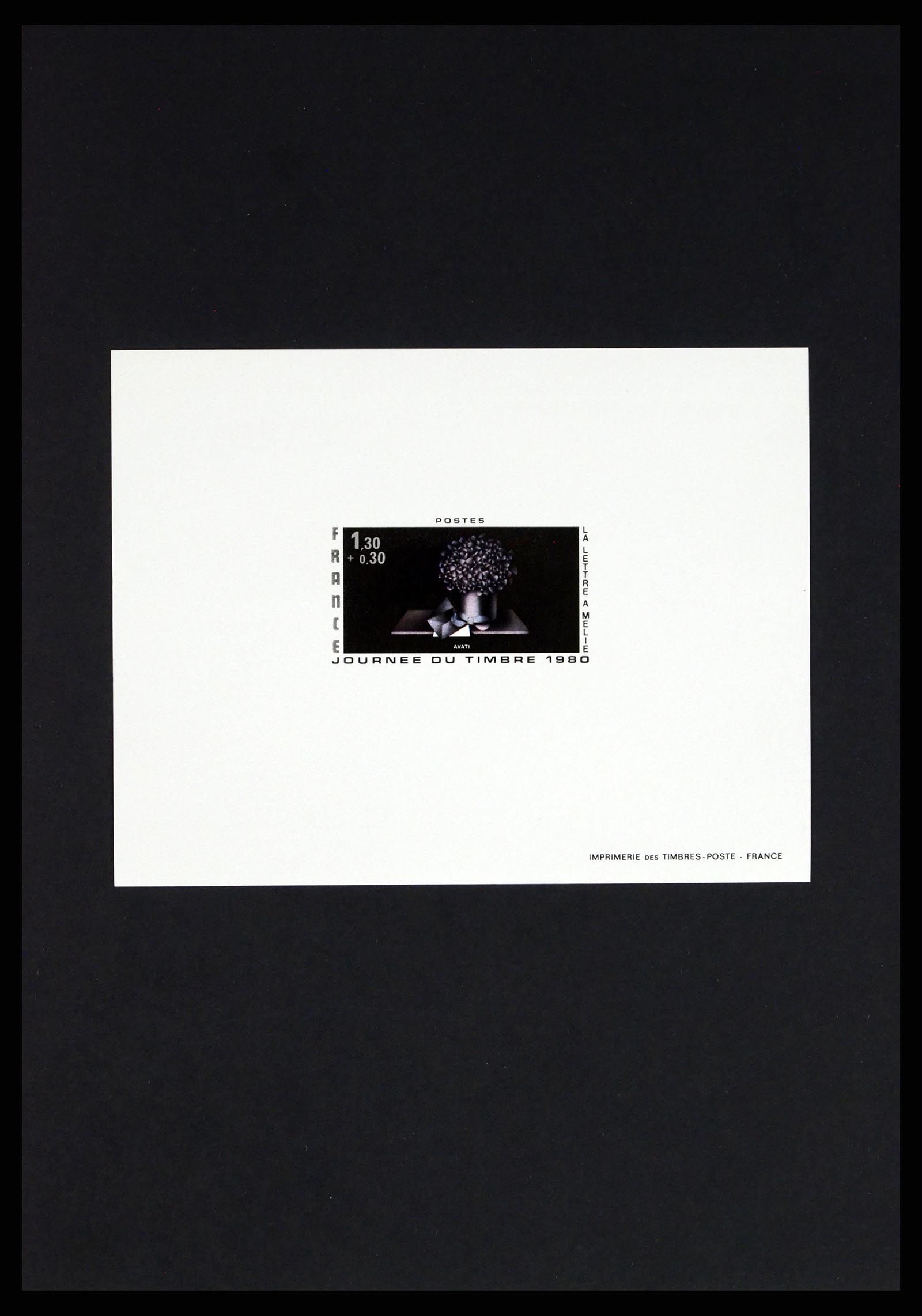 37170 091 - Postzegelverzameling 37170 Frankrijk epreuves de luxe 1951-1987.
