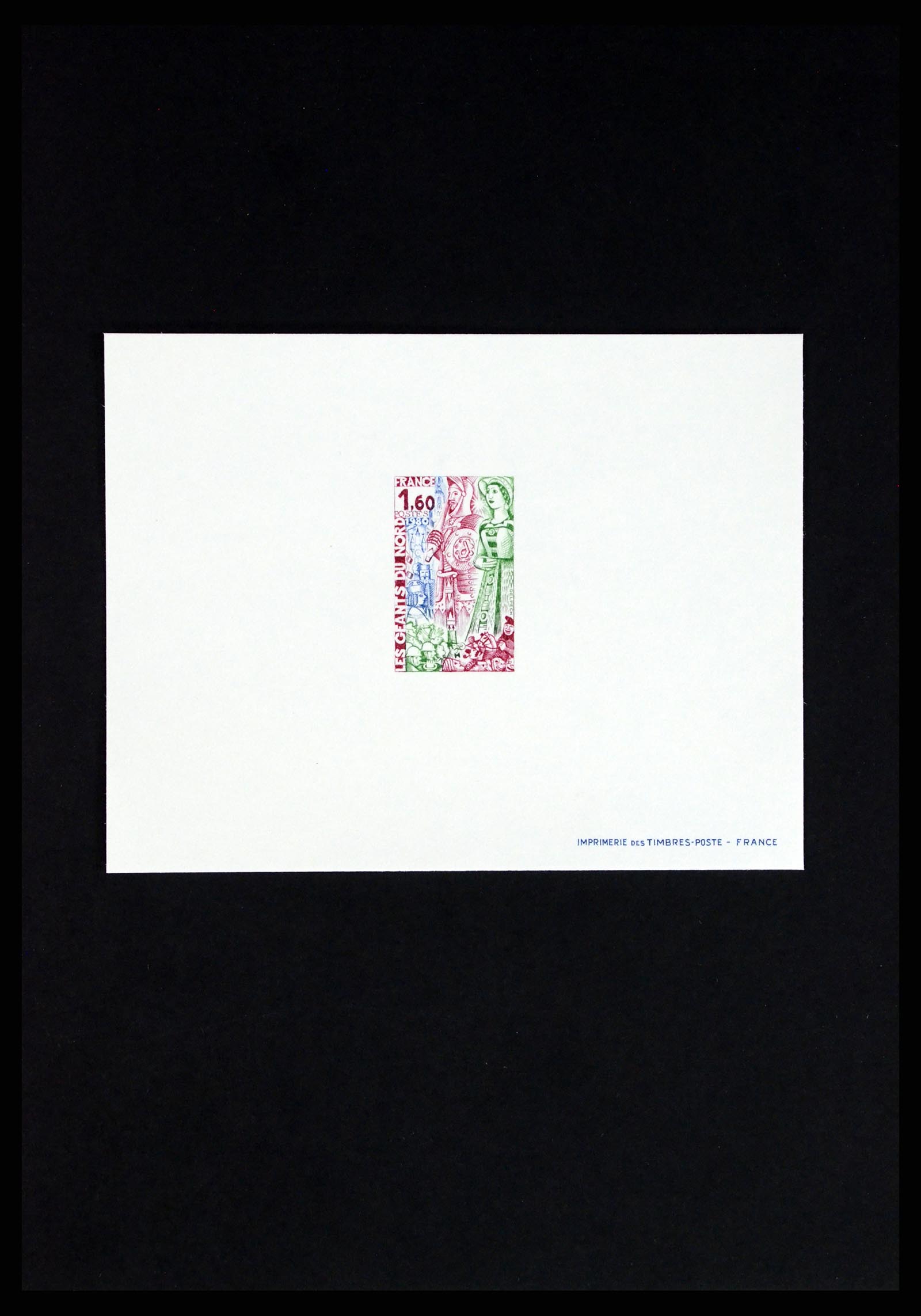 37170 093 - Postzegelverzameling 37170 Frankrijk epreuves de luxe 1951-1987.