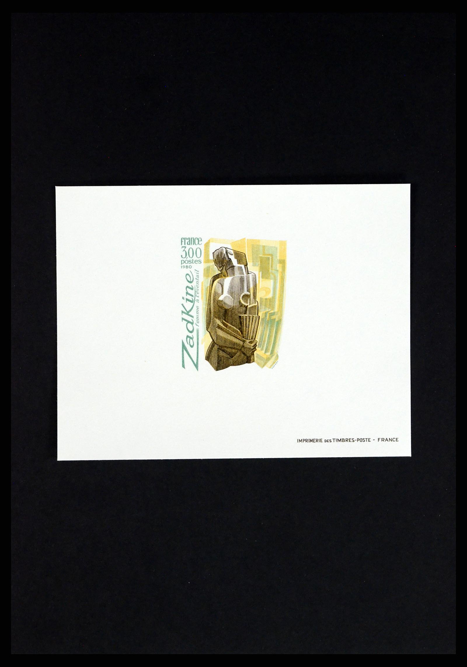 37170 095 - Postzegelverzameling 37170 Frankrijk epreuves de luxe 1951-1987.