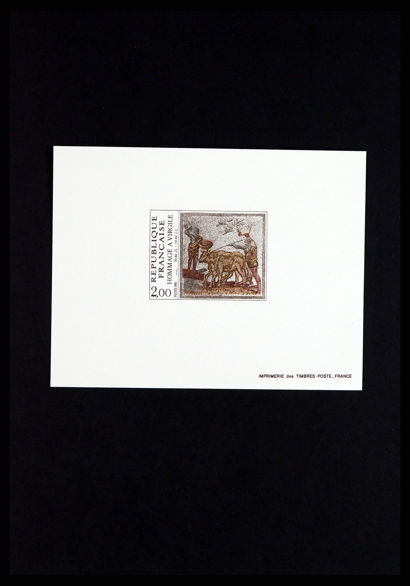 37170 099 - Postzegelverzameling 37170 Frankrijk epreuves de luxe 1951-1987.