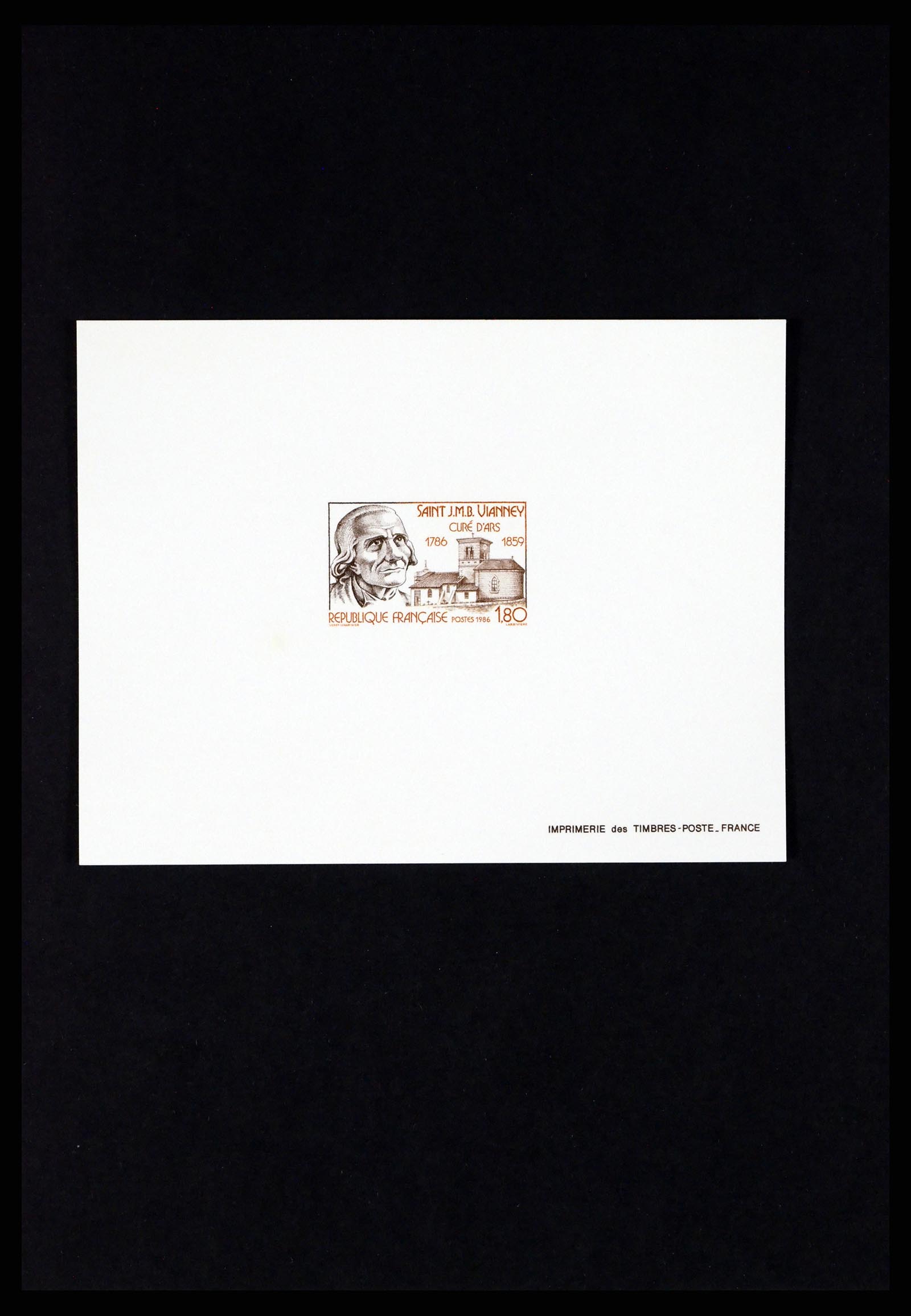 37170 342 - Postzegelverzameling 37170 Frankrijk epreuves de luxe 1951-1987.