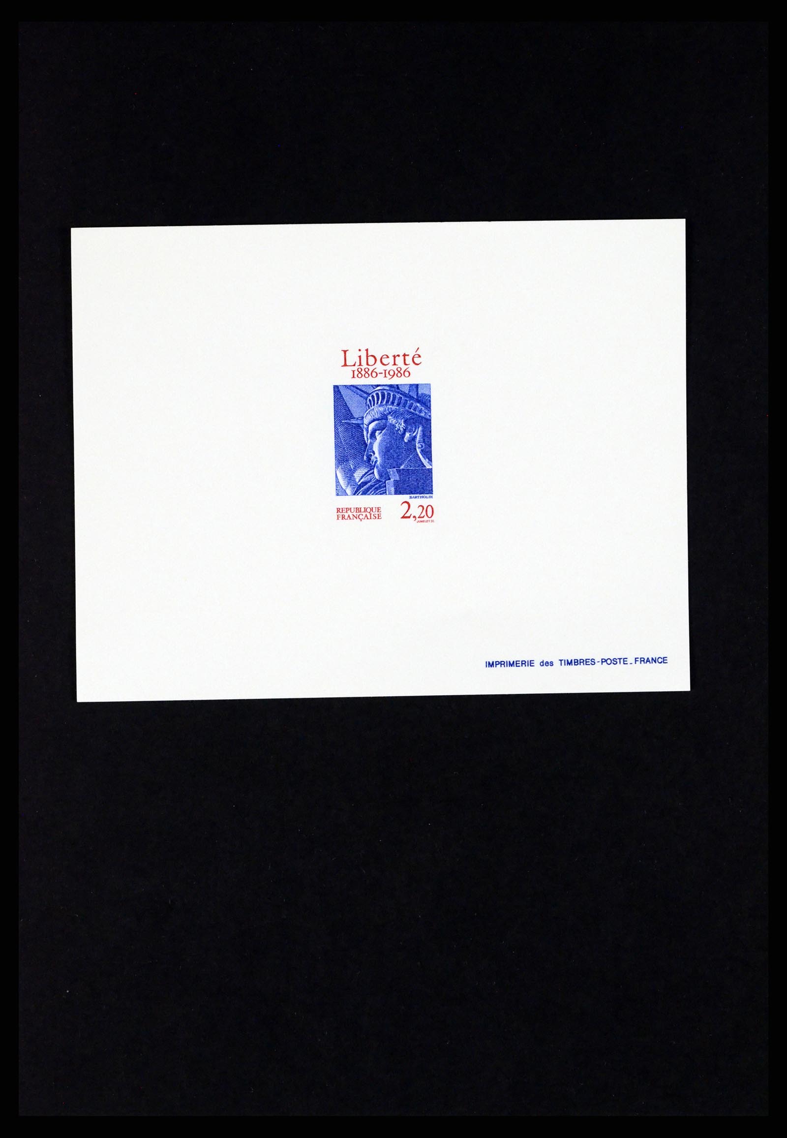 37170 345 - Postzegelverzameling 37170 Frankrijk epreuves de luxe 1951-1987.