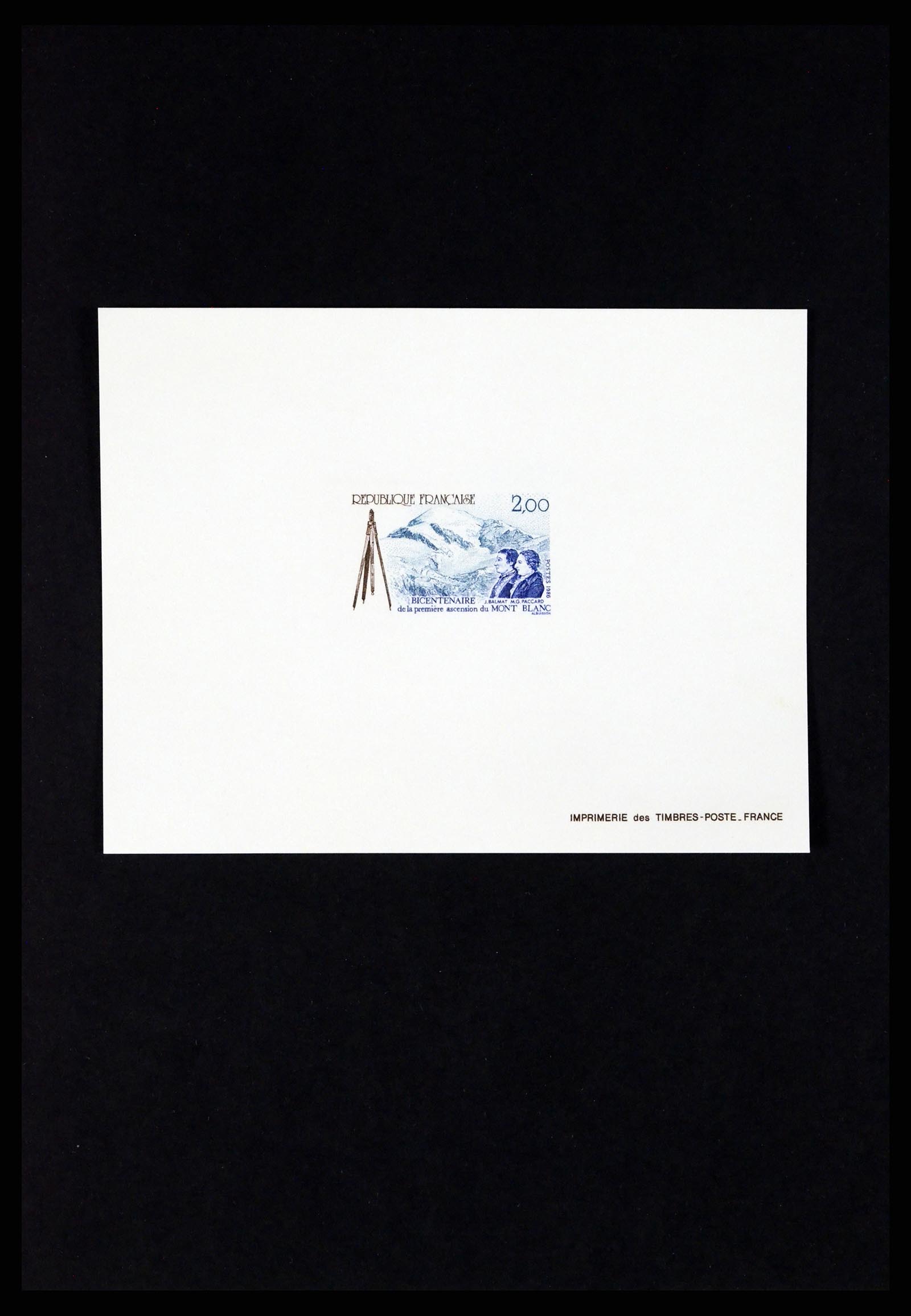 37170 346 - Postzegelverzameling 37170 Frankrijk epreuves de luxe 1951-1987.