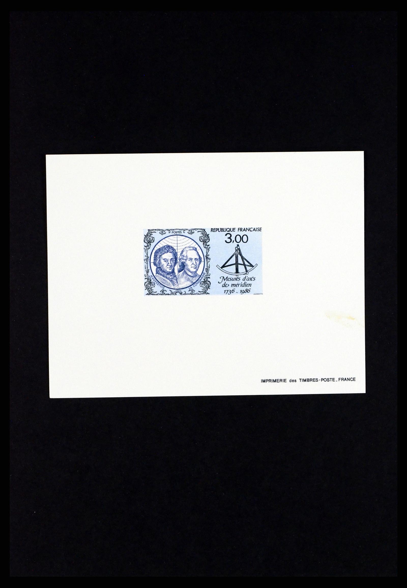 37170 349 - Postzegelverzameling 37170 Frankrijk epreuves de luxe 1951-1987.