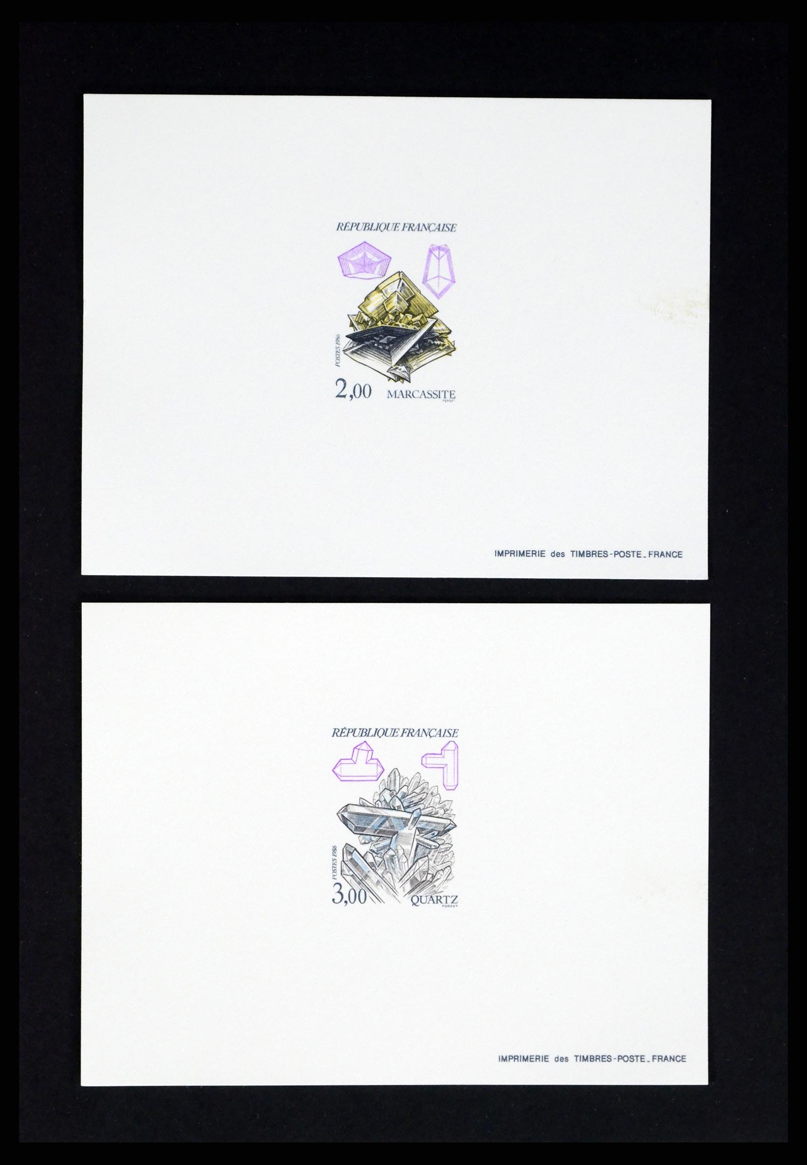 37170 352 - Postzegelverzameling 37170 Frankrijk epreuves de luxe 1951-1987.