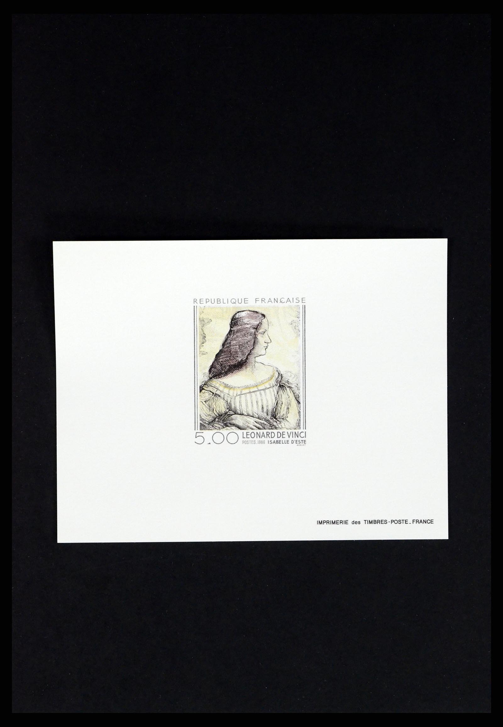 37170 355 - Postzegelverzameling 37170 Frankrijk epreuves de luxe 1951-1987.