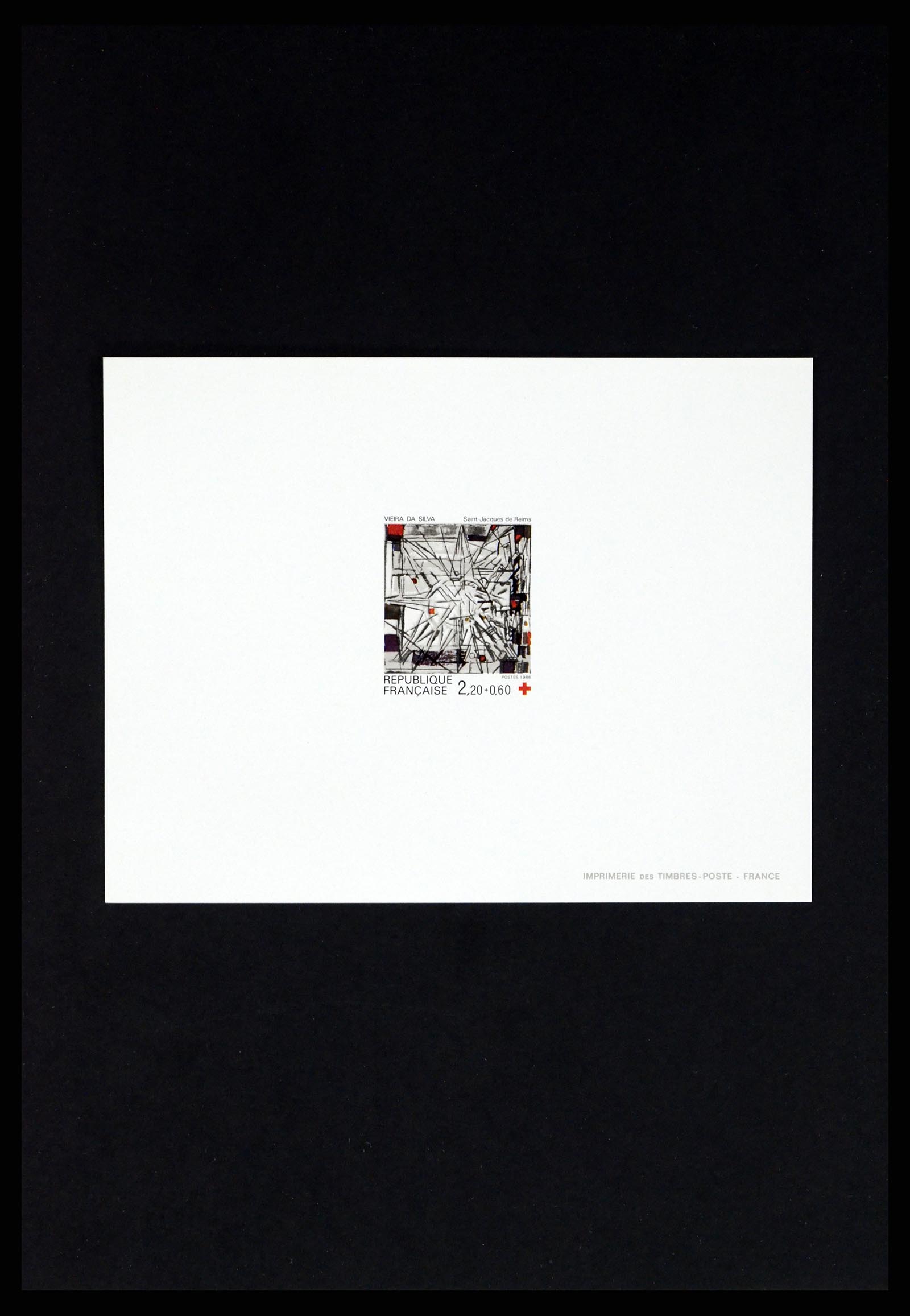 37170 358 - Postzegelverzameling 37170 Frankrijk epreuves de luxe 1951-1987.