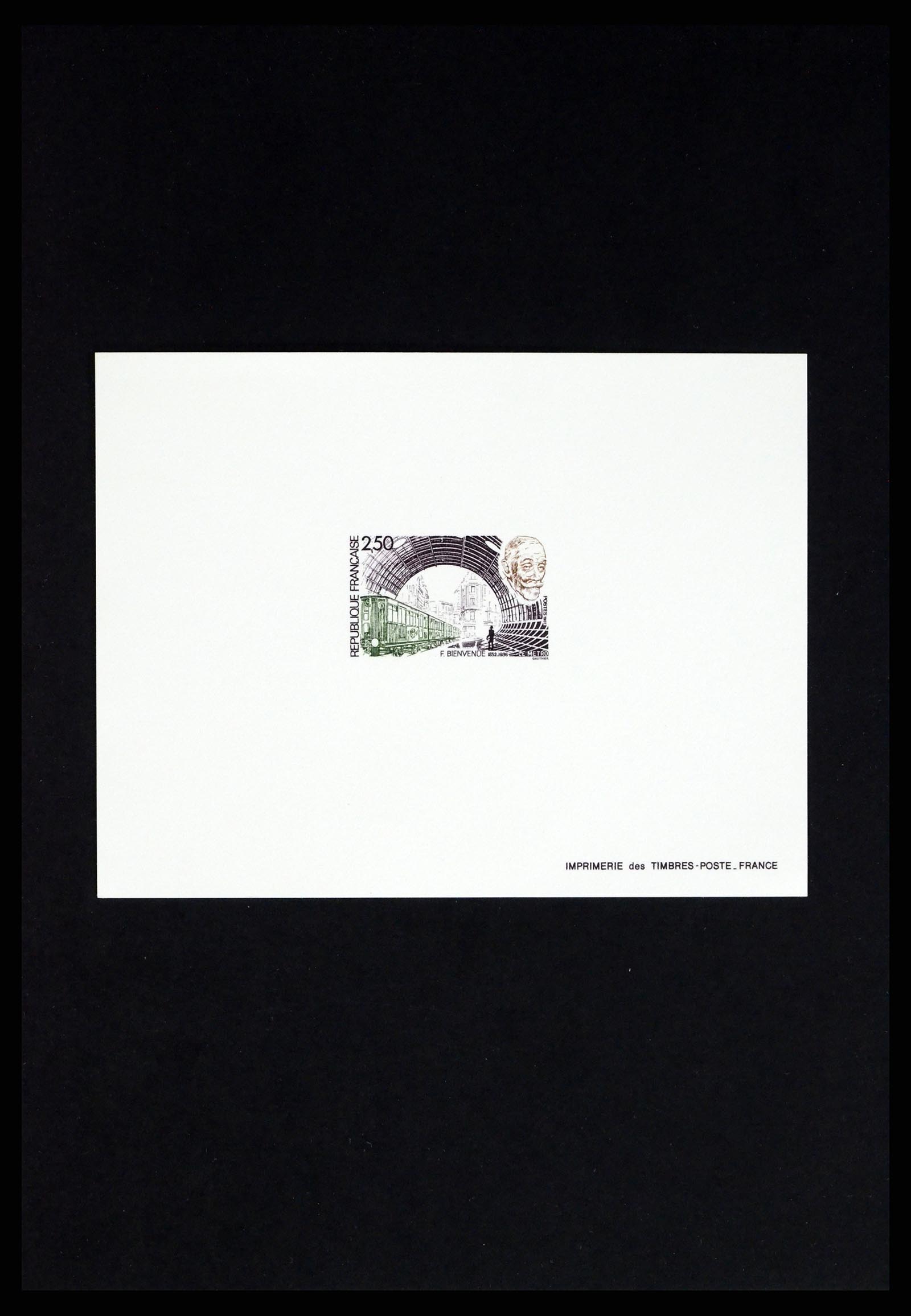 37170 361 - Postzegelverzameling 37170 Frankrijk epreuves de luxe 1951-1987.