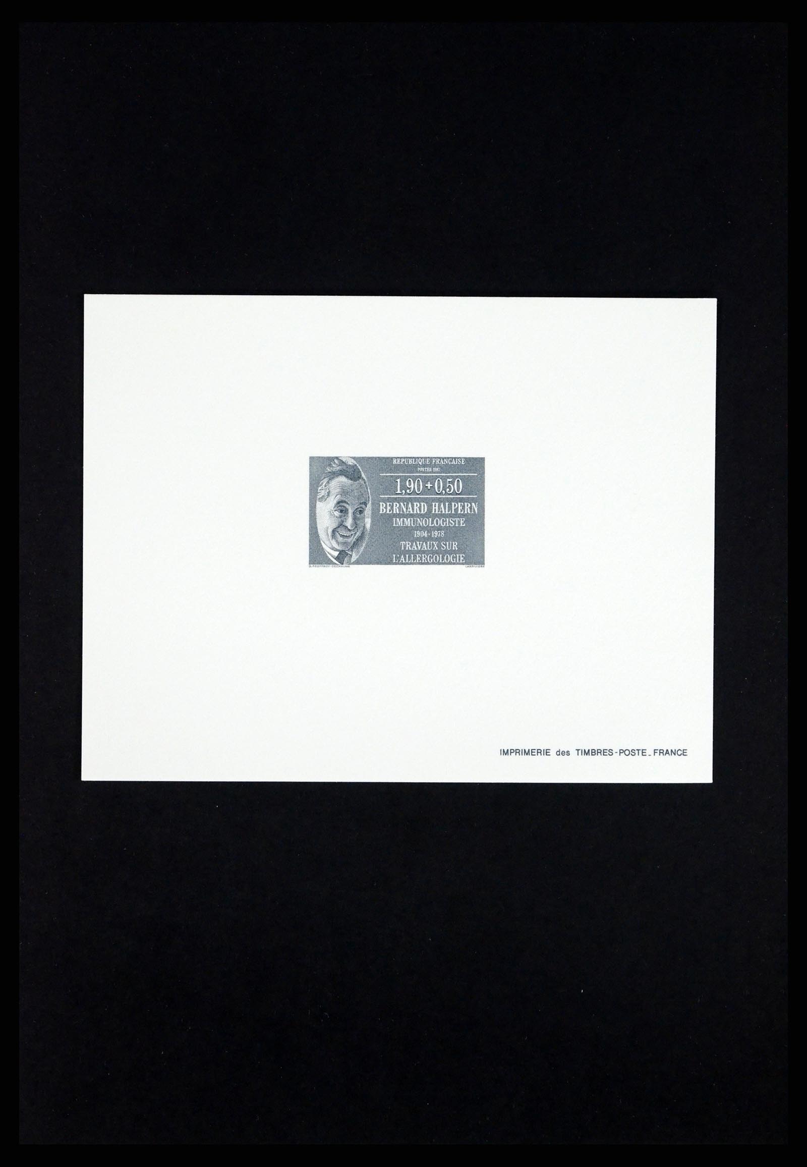 37170 363 - Postzegelverzameling 37170 Frankrijk epreuves de luxe 1951-1987.
