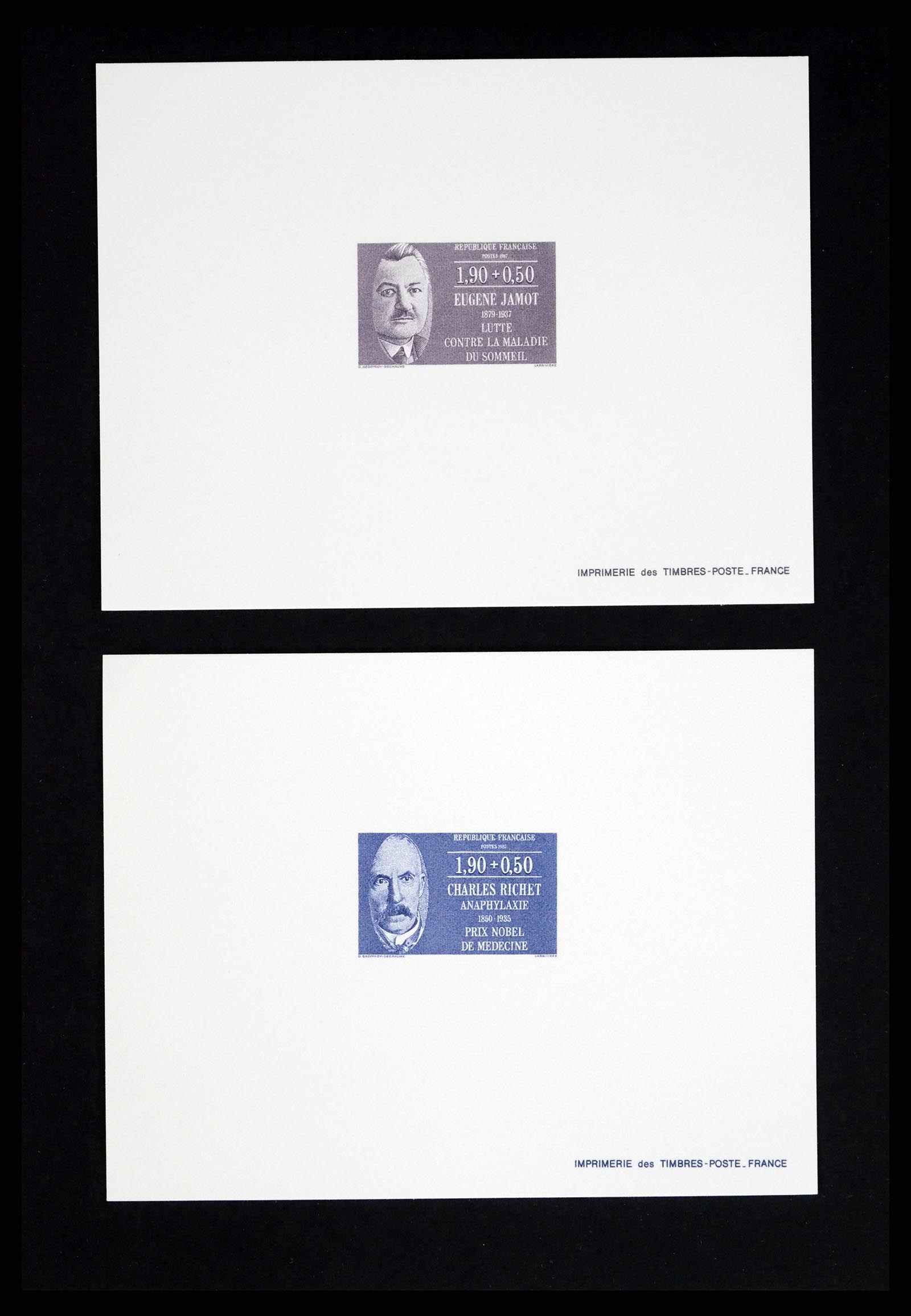 37170 364 - Postzegelverzameling 37170 Frankrijk epreuves de luxe 1951-1987.